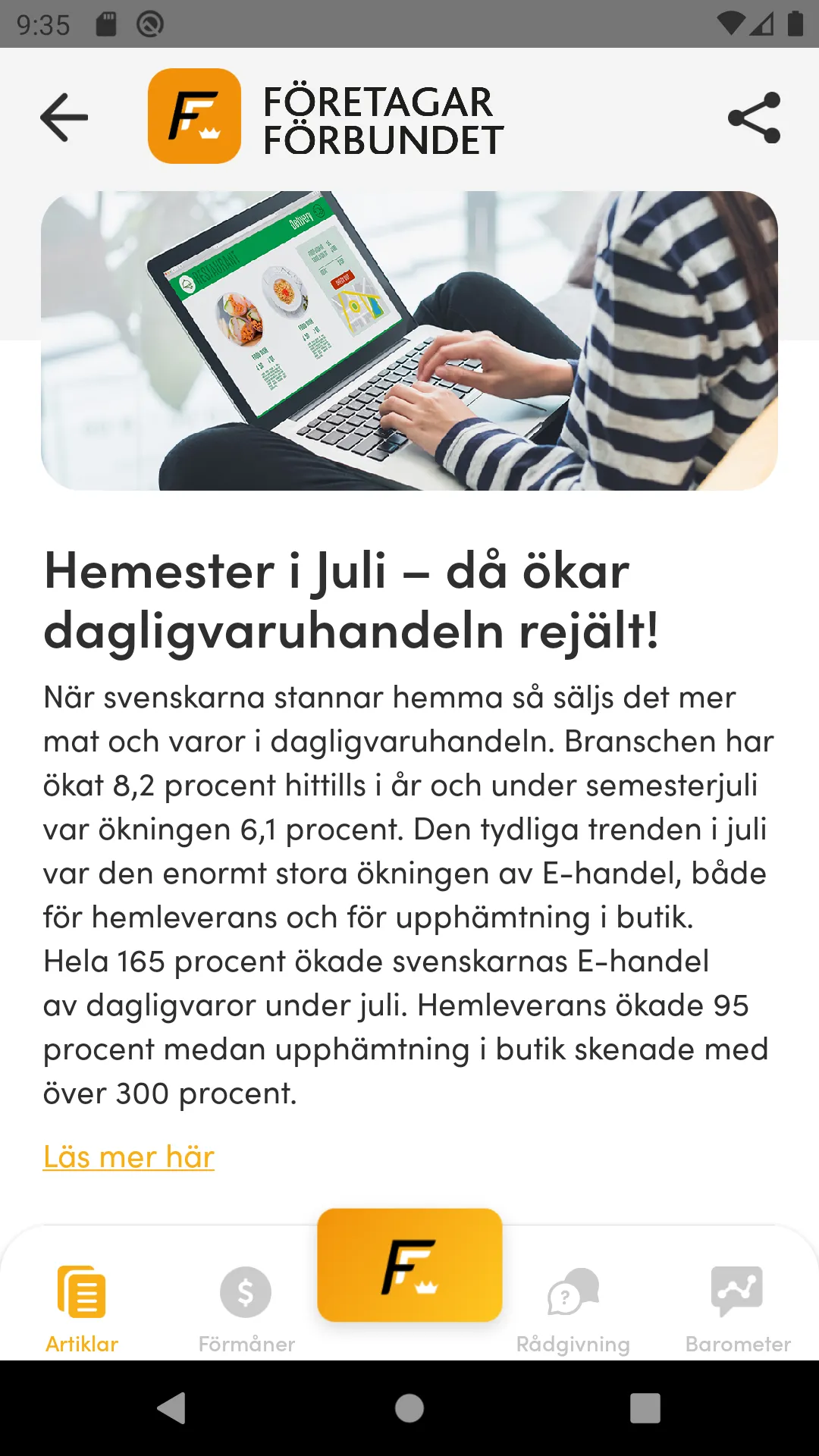 Företagarförbundet | Indus Appstore | Screenshot