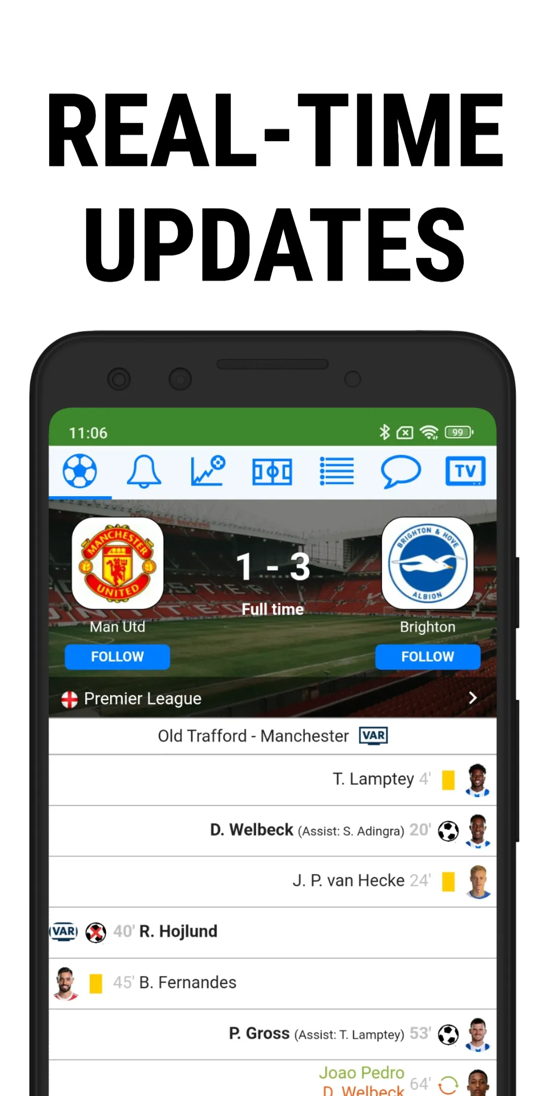 Football Live Scores | Indus Appstore | Screenshot