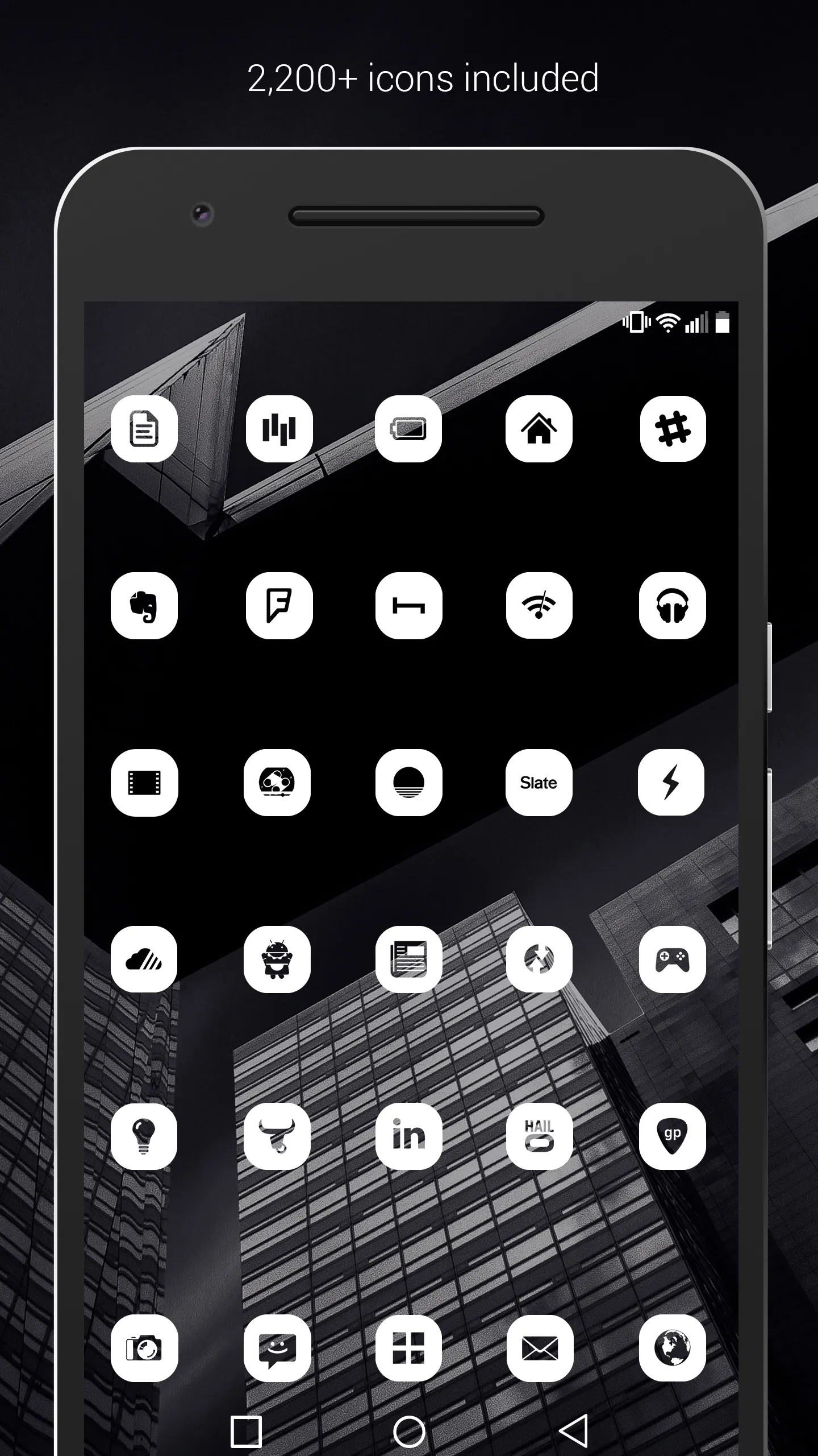 Pasty - White Icon Pack | Indus Appstore | Screenshot