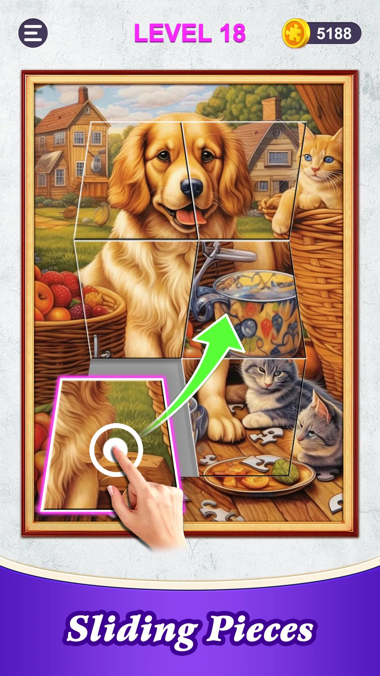 Jigsort: Jigsaw Sliding Puzzle | Indus Appstore | Screenshot