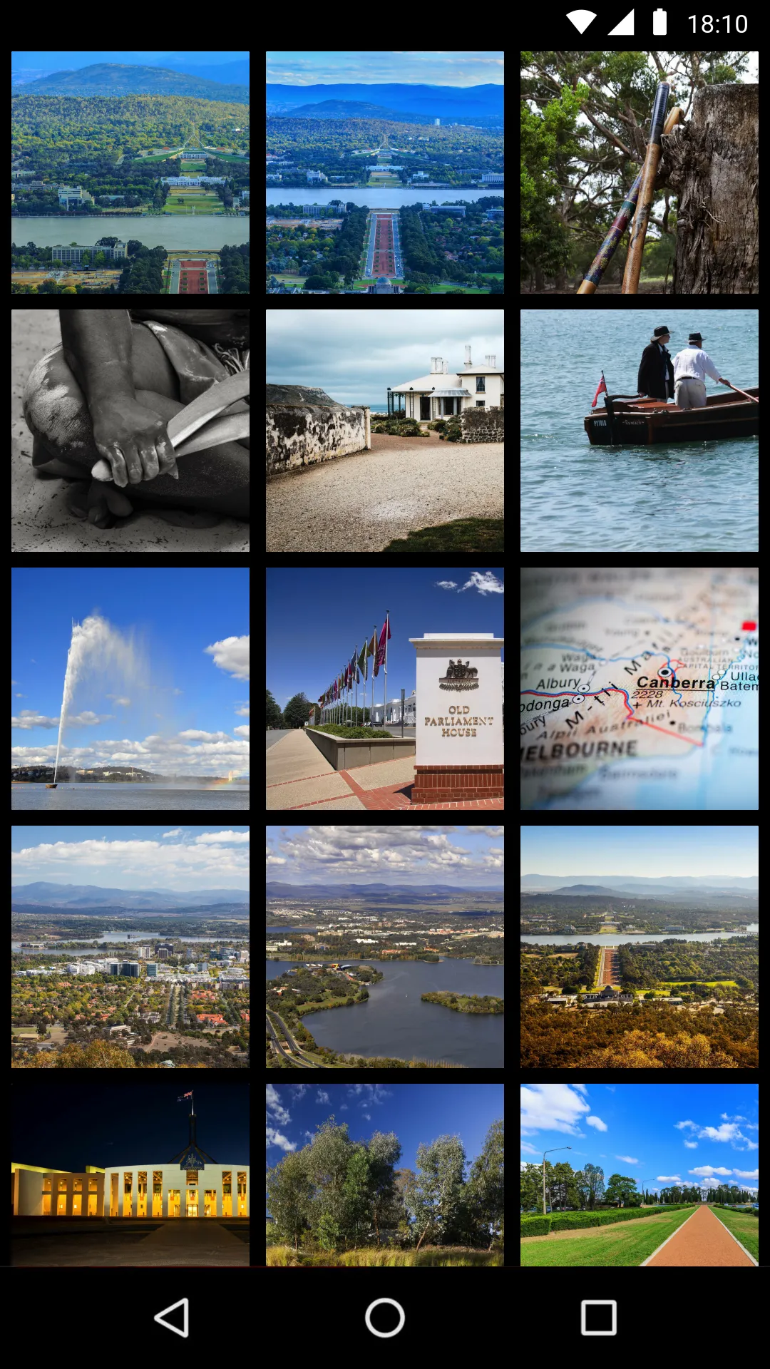 Canberra Travel Guide | Indus Appstore | Screenshot