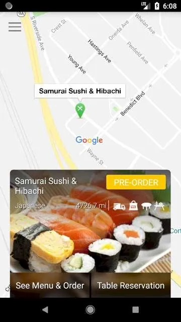 Samurai Sushi & Hibachi | Indus Appstore | Screenshot