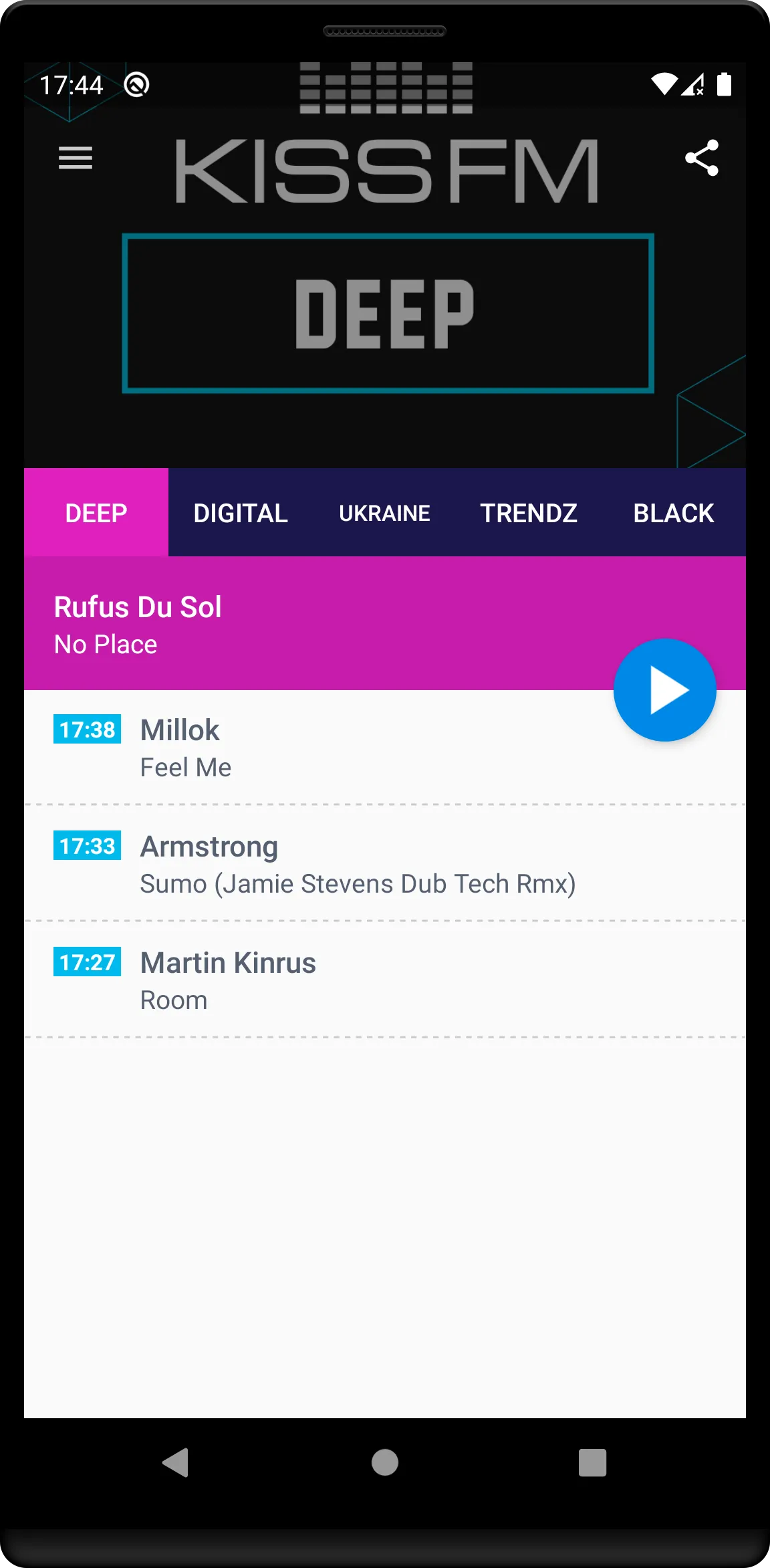 KISS FM Ukraine | Indus Appstore | Screenshot