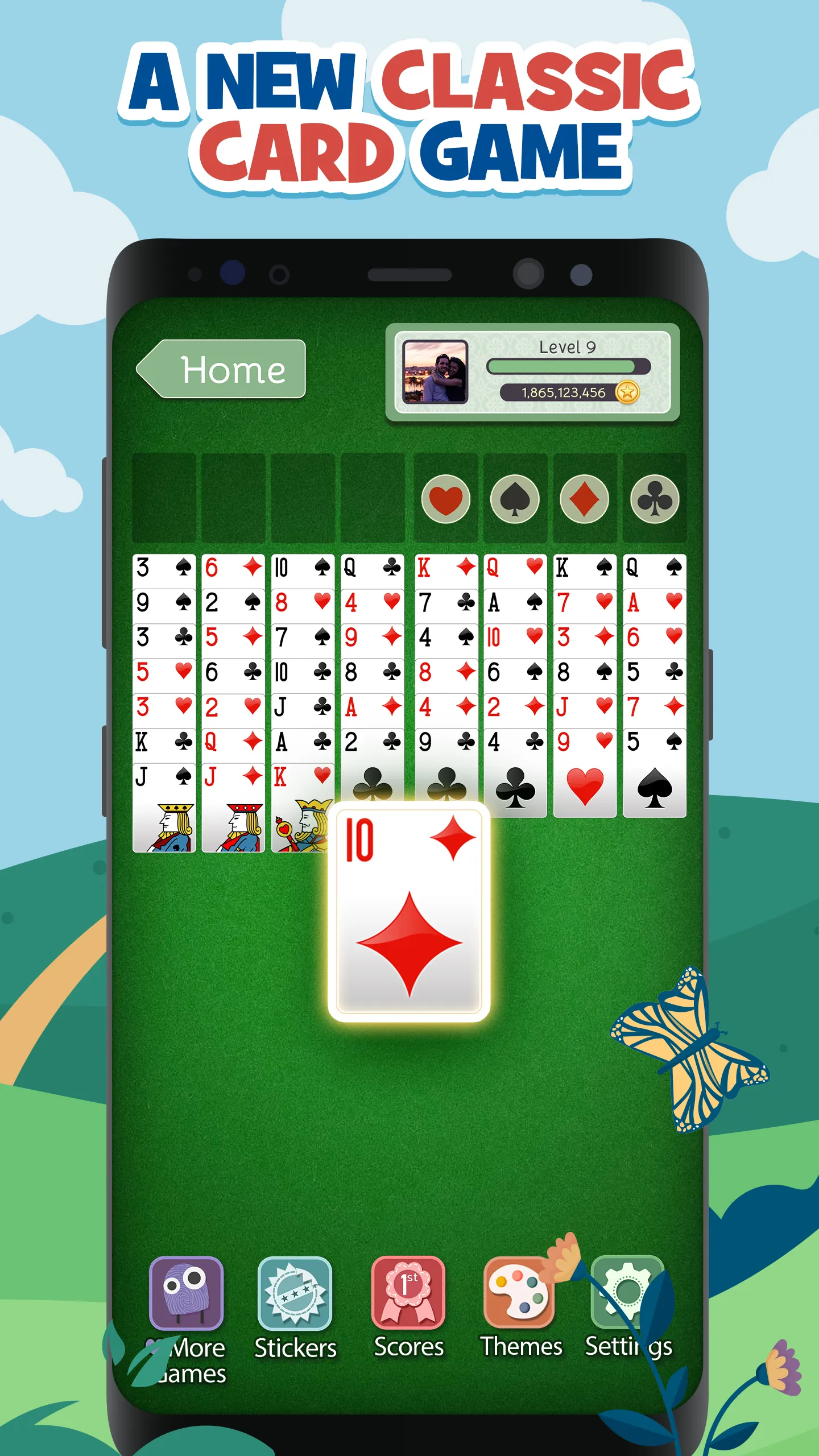 FreeCell Deluxe® Social | Indus Appstore | Screenshot