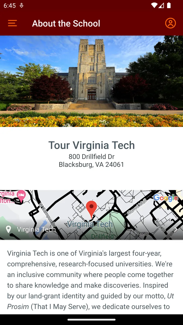 Virginia Tech Hokies on Track | Indus Appstore | Screenshot