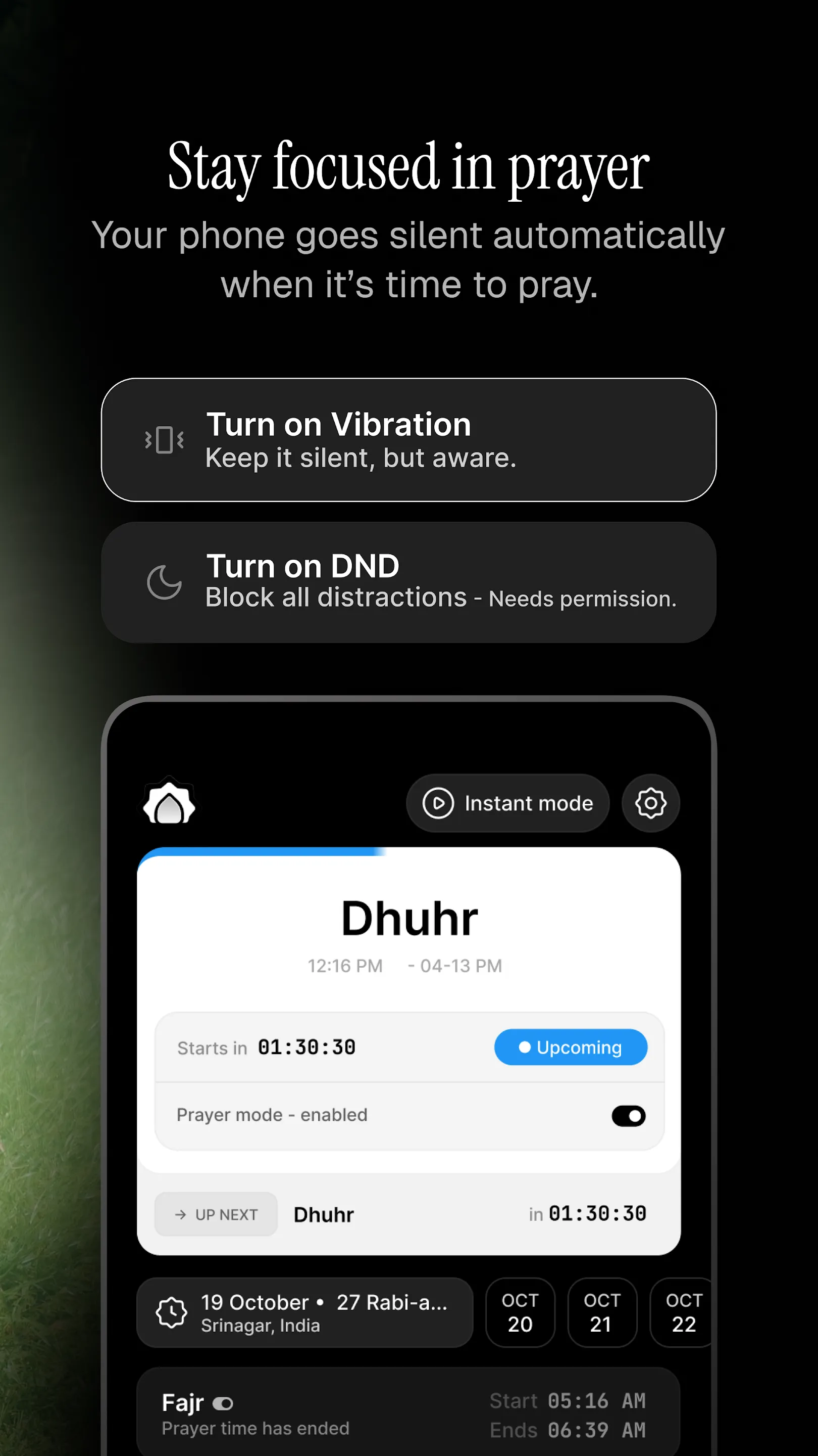 Prayer Mode: Auto Silent + SMS | Indus Appstore | Screenshot