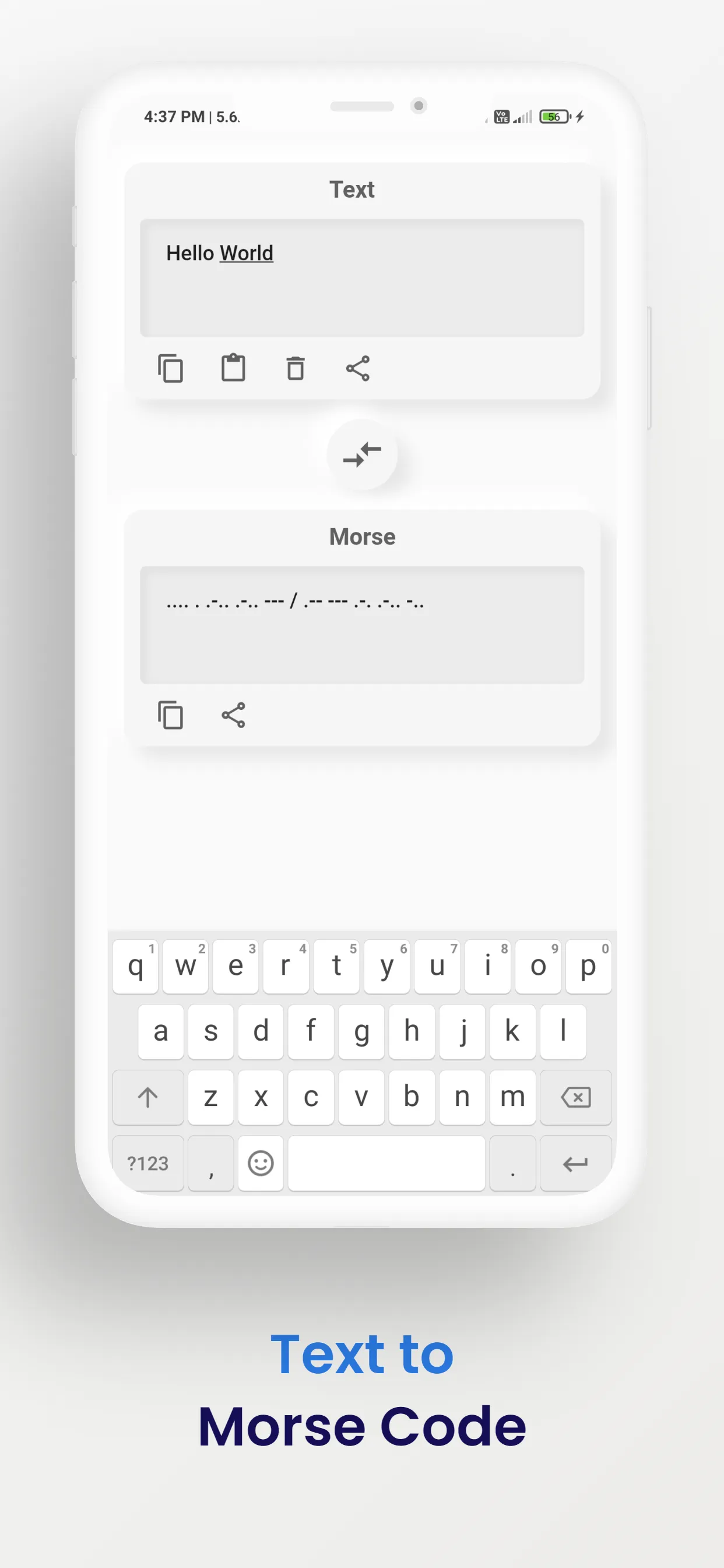 Morse Code | Indus Appstore | Screenshot