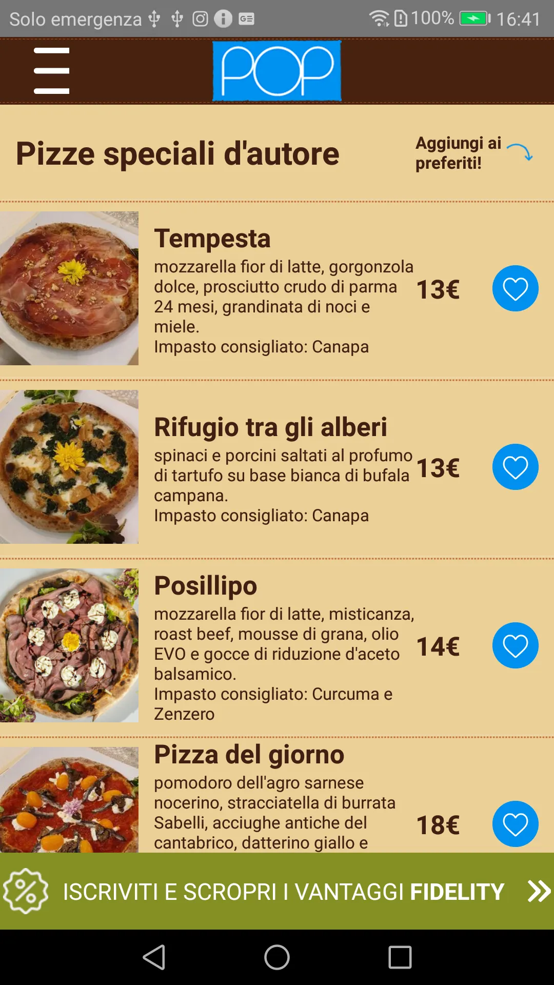 Pizzeria Prima o Poi | Indus Appstore | Screenshot