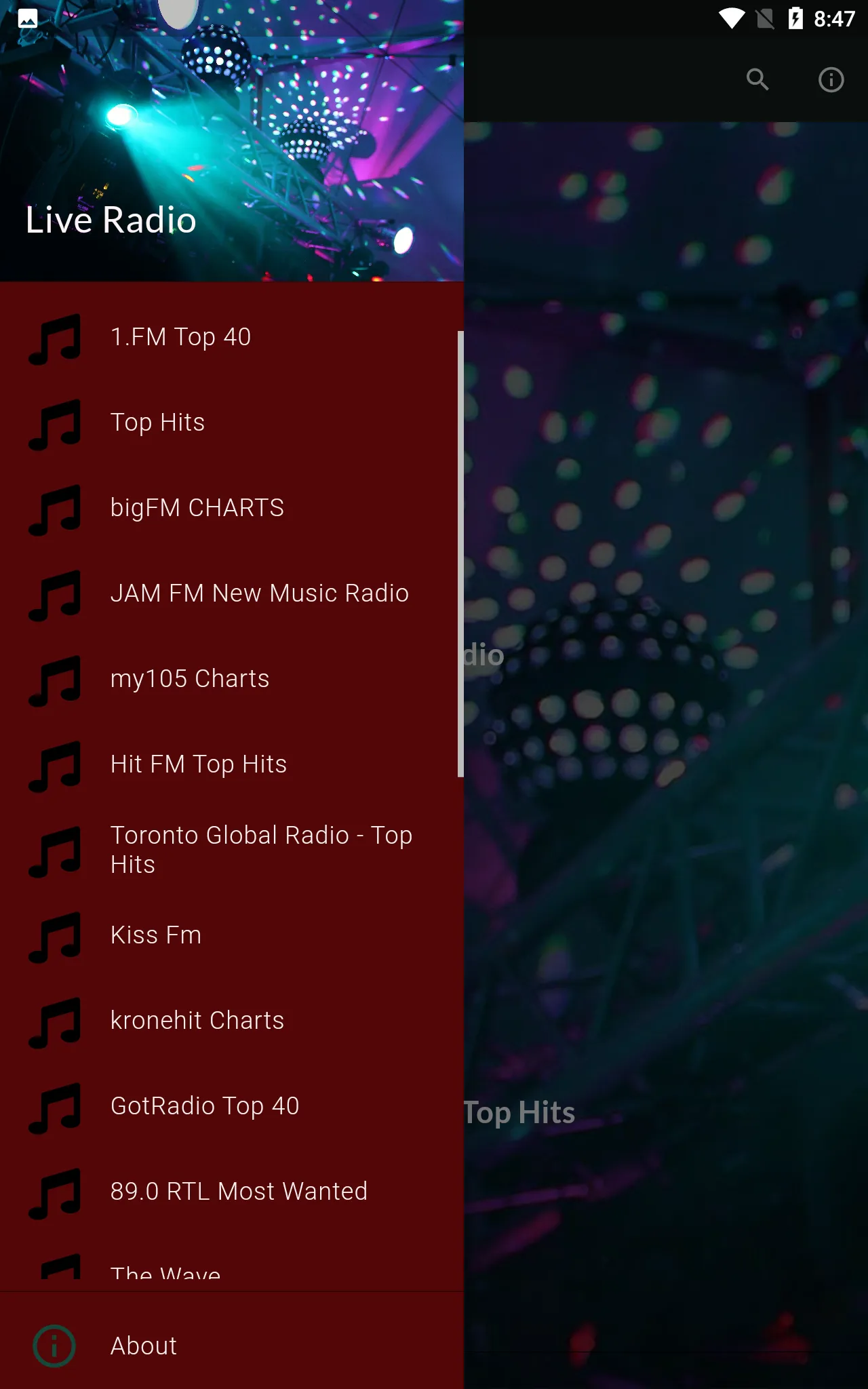 Hits Radios-Latest Pop Music | Indus Appstore | Screenshot