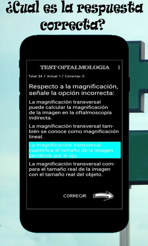 Test Oftalmologia | Indus Appstore | Screenshot