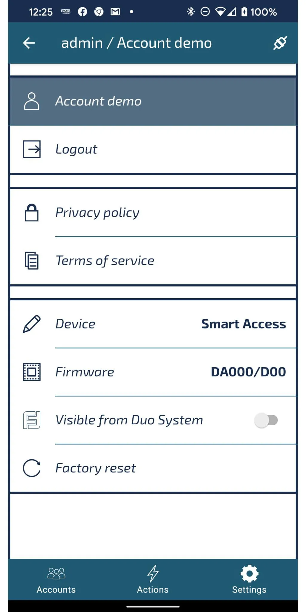 Farfisa Smart Access | Indus Appstore | Screenshot