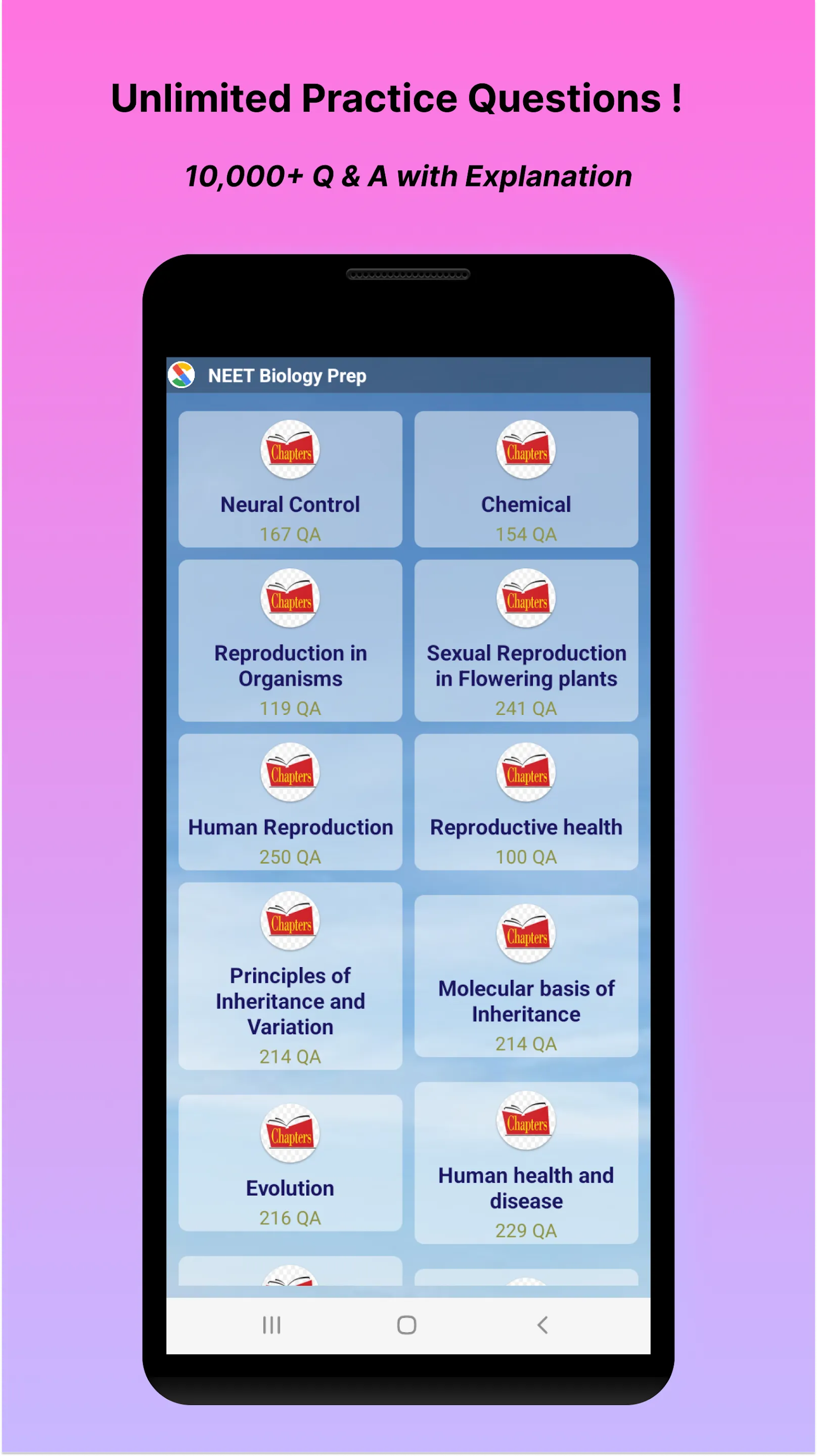 NEET Biology Quiz | Indus Appstore | Screenshot