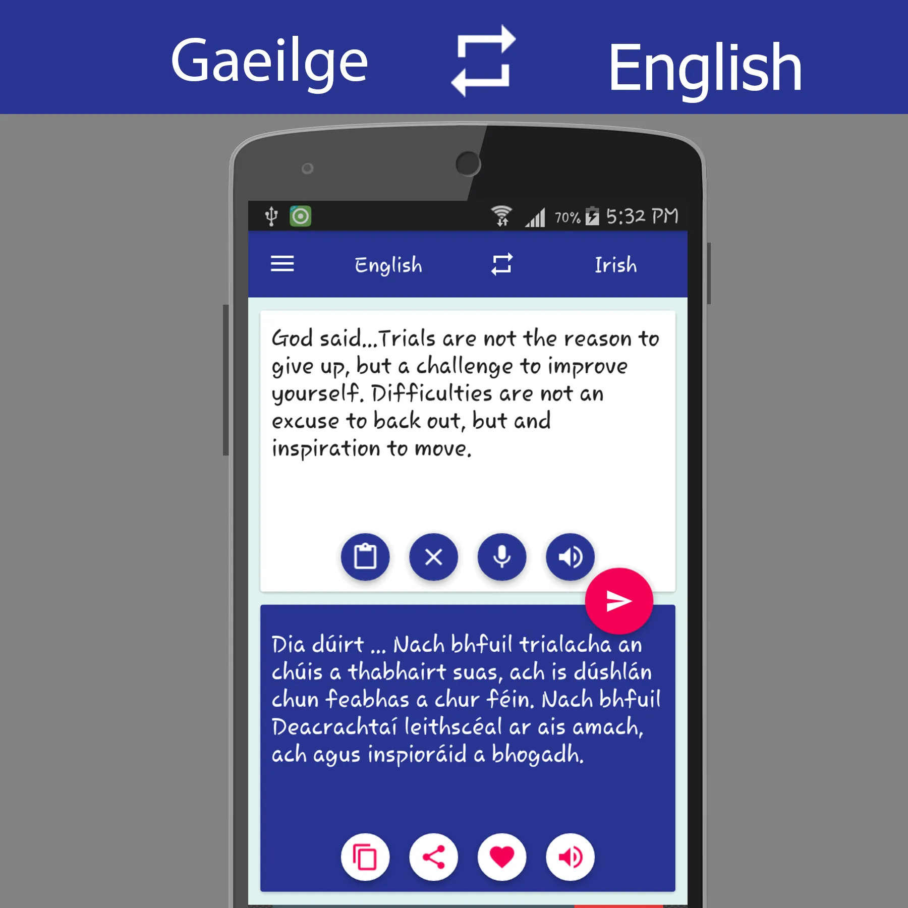 Irish English Translator | Indus Appstore | Screenshot