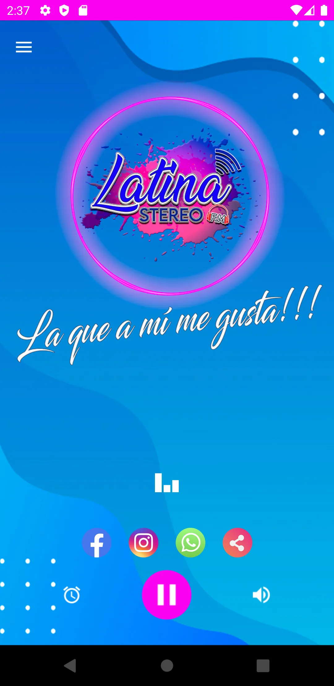 Latina Stereo Online | Indus Appstore | Screenshot