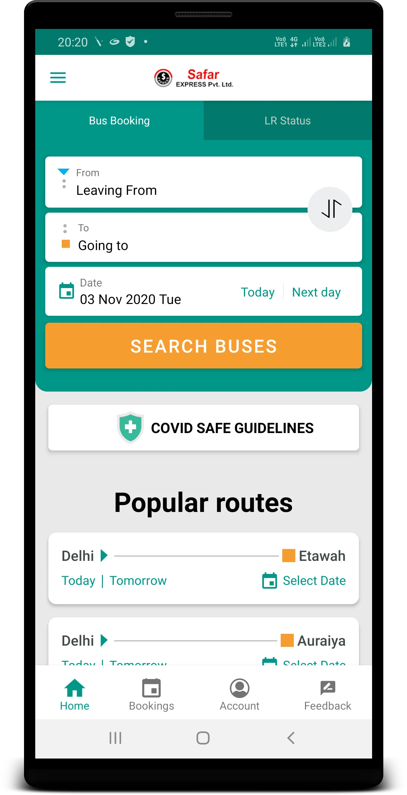 Safar Express Tour and Travels | Indus Appstore | Screenshot