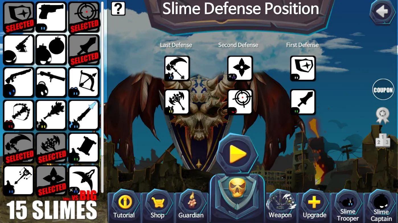 15 Slimes : Action Defence | Indus Appstore | Screenshot