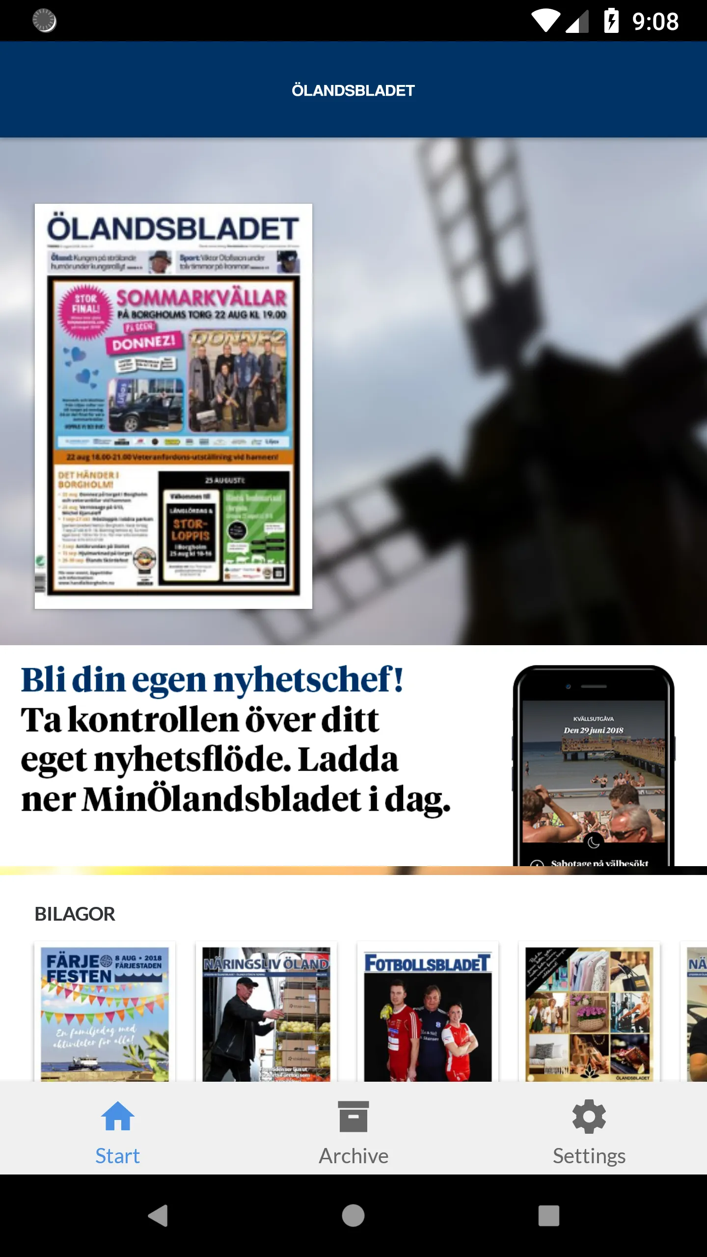 Ölandsbladet | Indus Appstore | Screenshot