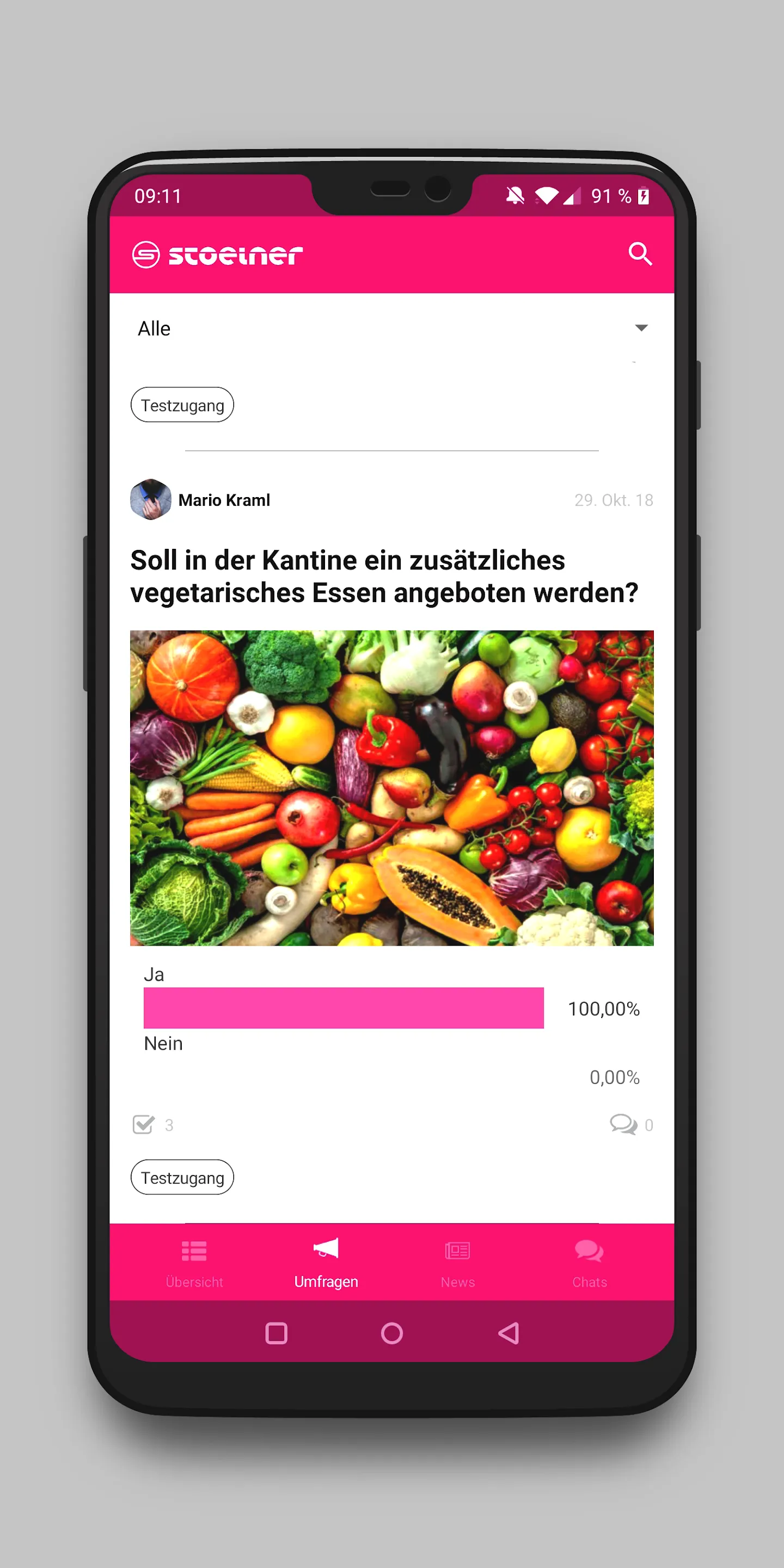 Stölner Mitarbeiter-App | Indus Appstore | Screenshot