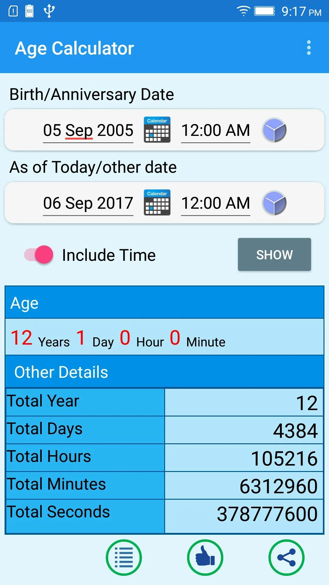 Age Calculator | Indus Appstore | Screenshot