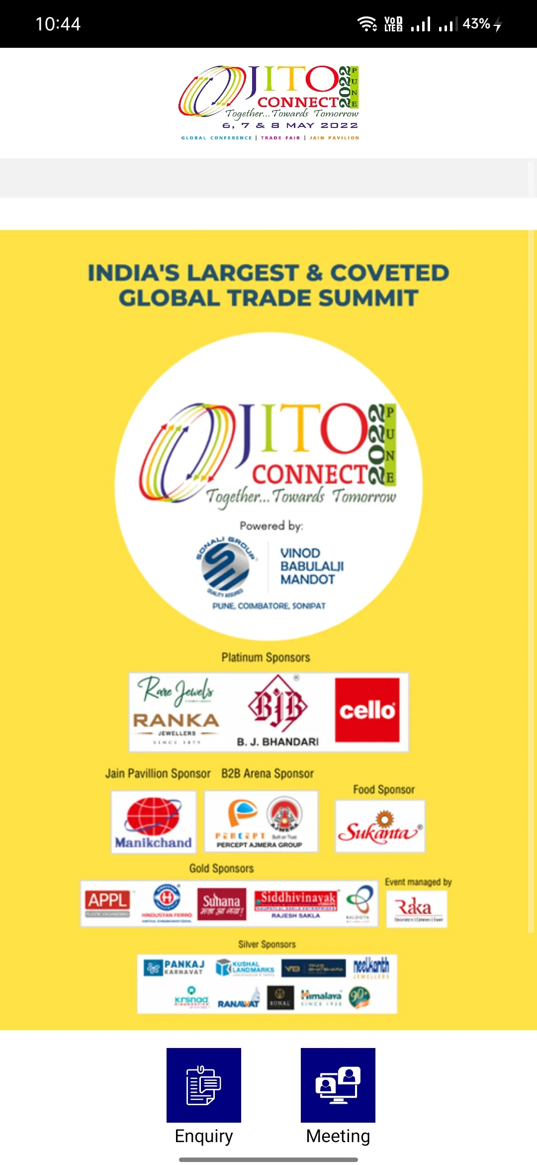 Exhibitor JITO Connect | Indus Appstore | Screenshot