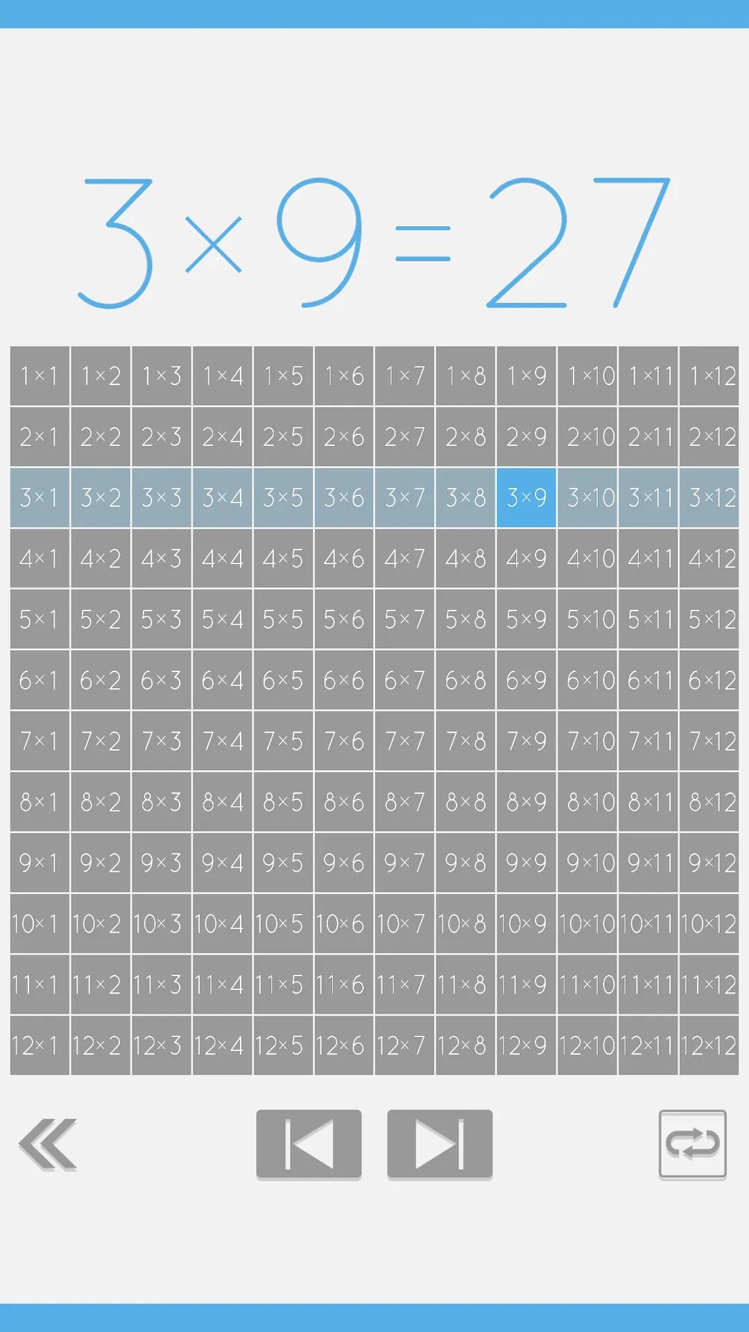 E. Learning Times Tables | Indus Appstore | Screenshot