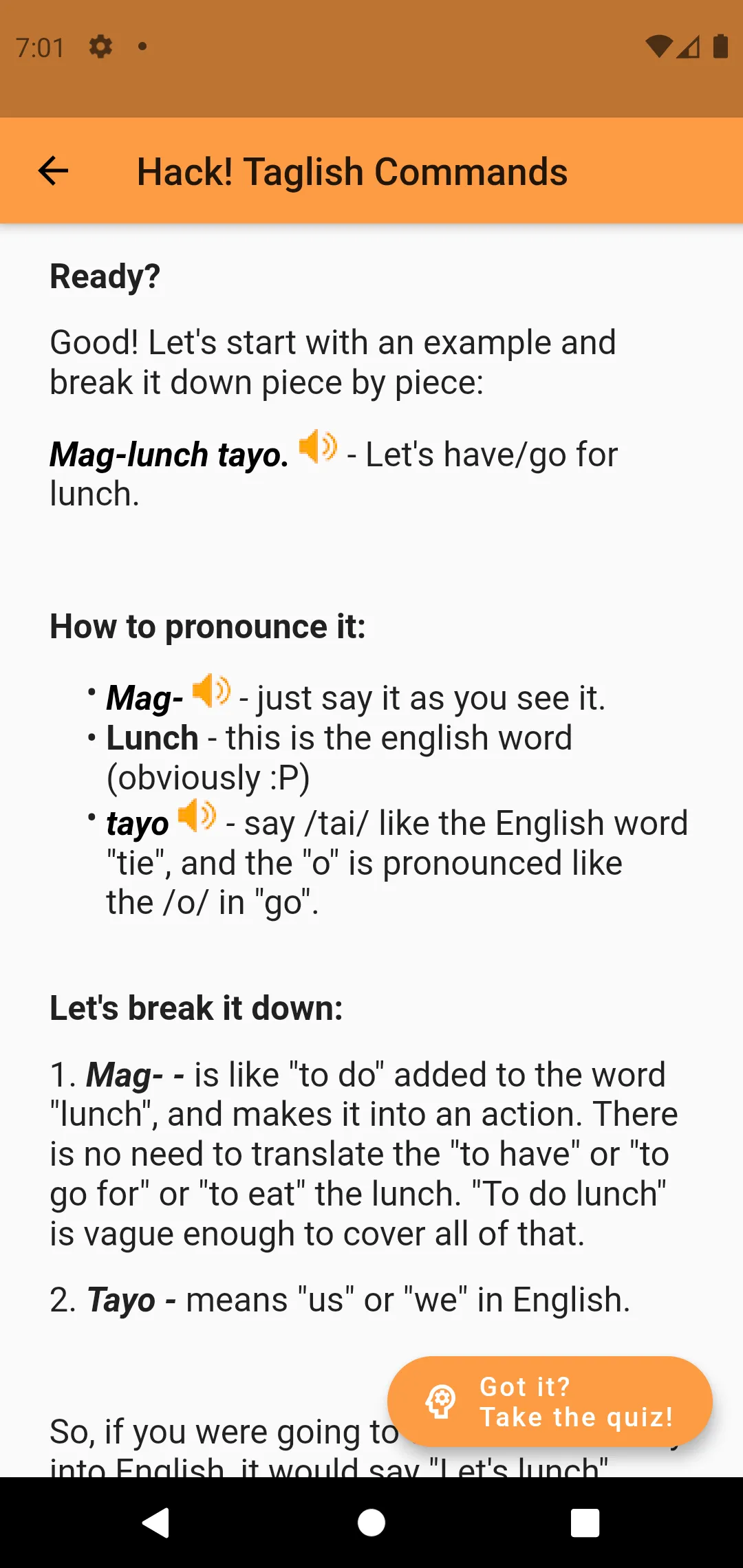 Learn Tagalog Fast | Indus Appstore | Screenshot