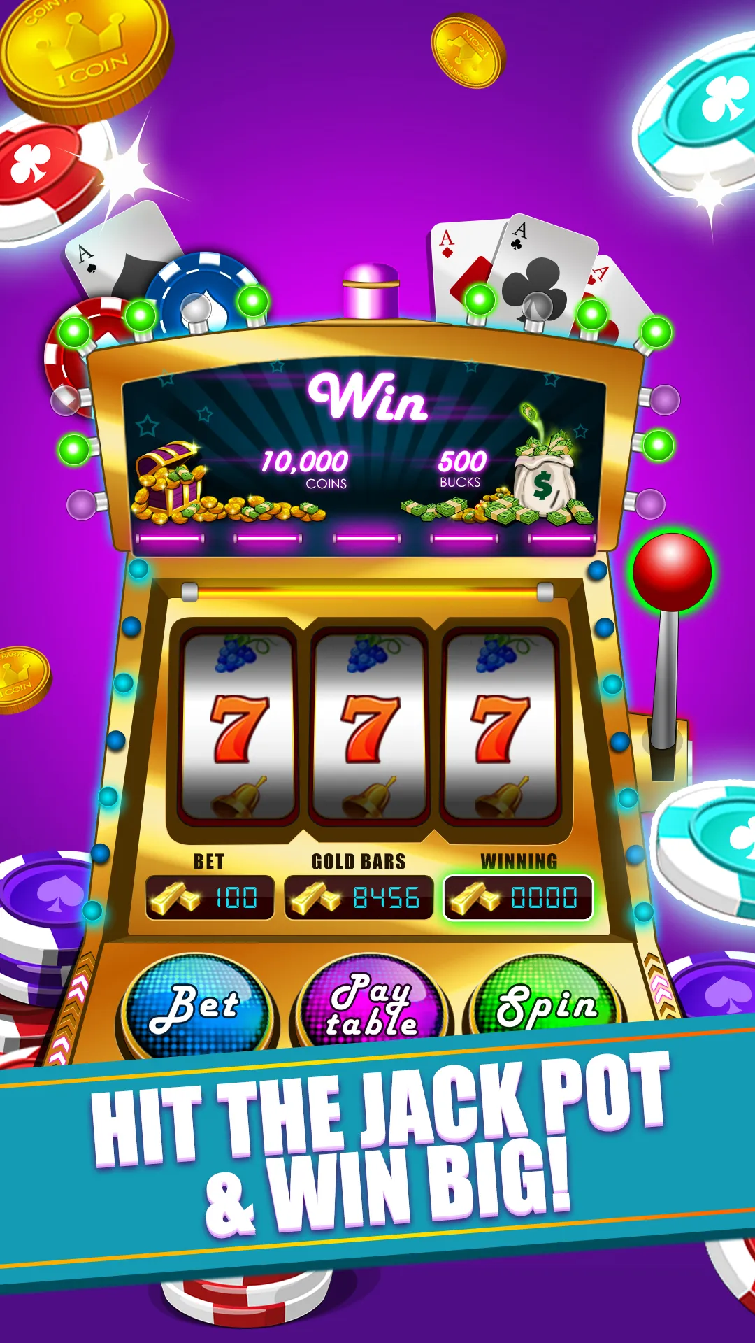 Casino Vegas Coin Party Dozer | Indus Appstore | Screenshot