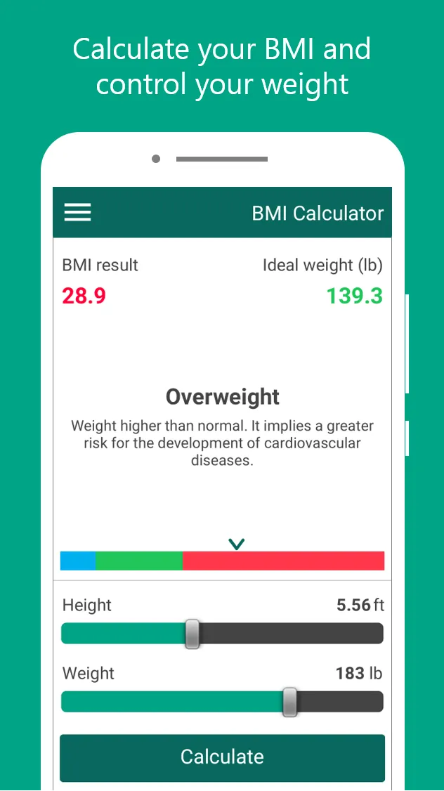 My BMI: BMI Calculator | Indus Appstore | Screenshot