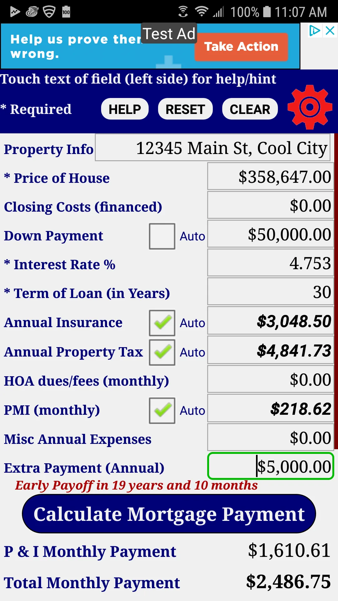 Mortgage Payment Calculator | Indus Appstore | Screenshot