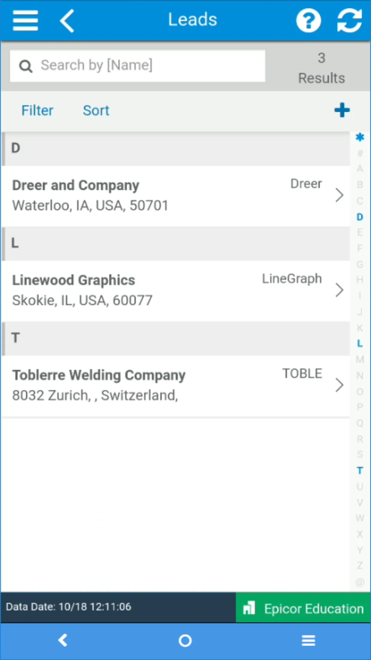 Epicor CRM | Indus Appstore | Screenshot