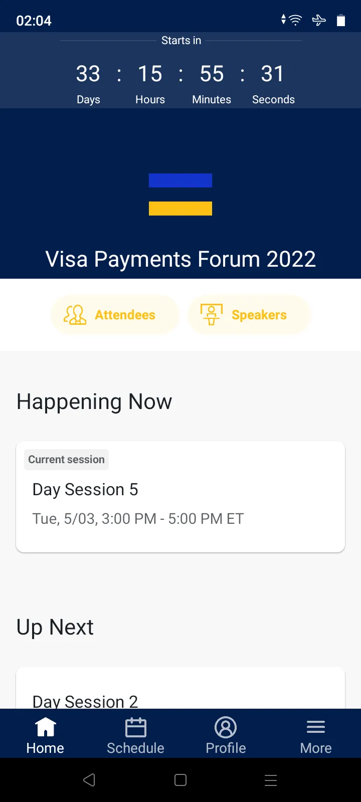 Visa Events | Indus Appstore | Screenshot