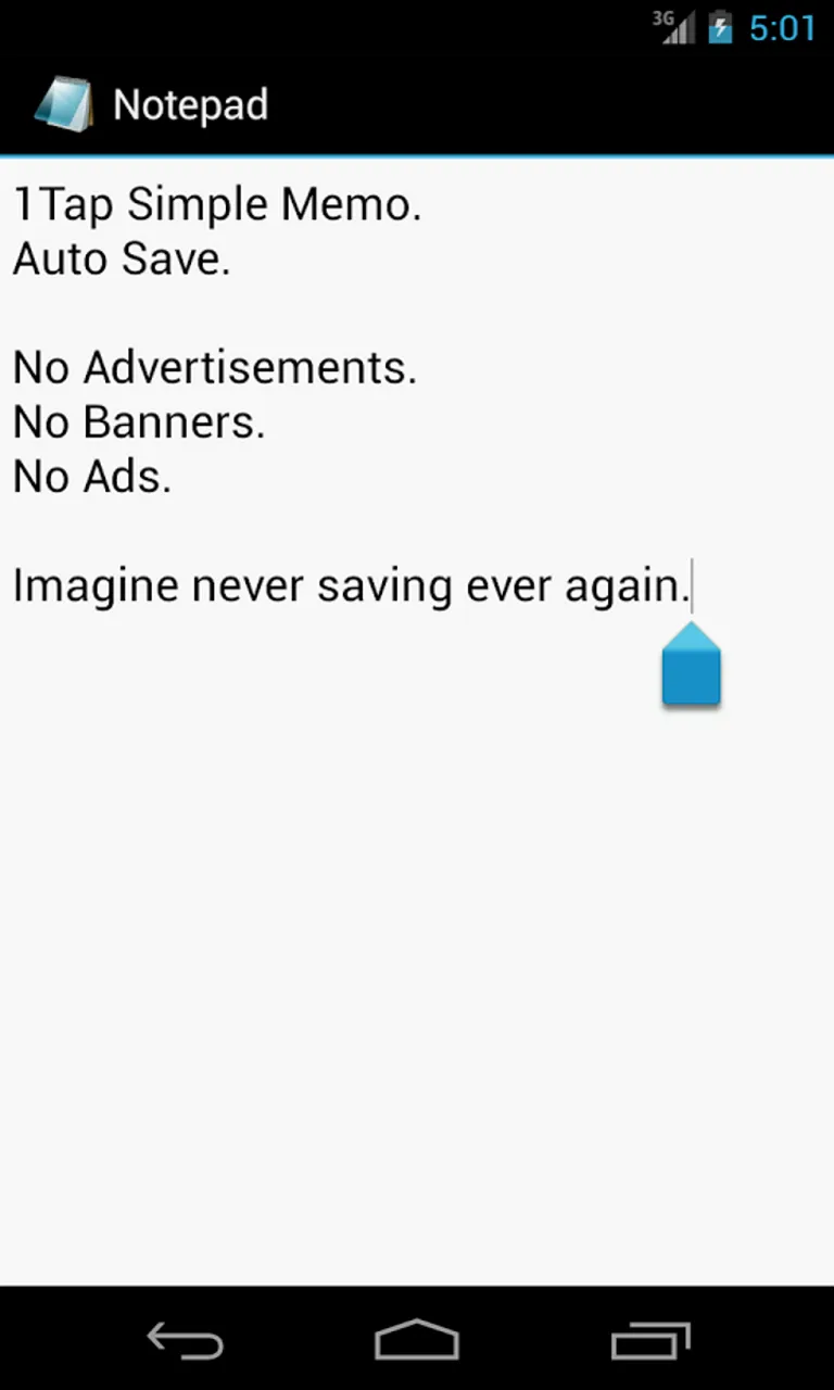 Notepad for Android | Indus Appstore | Screenshot