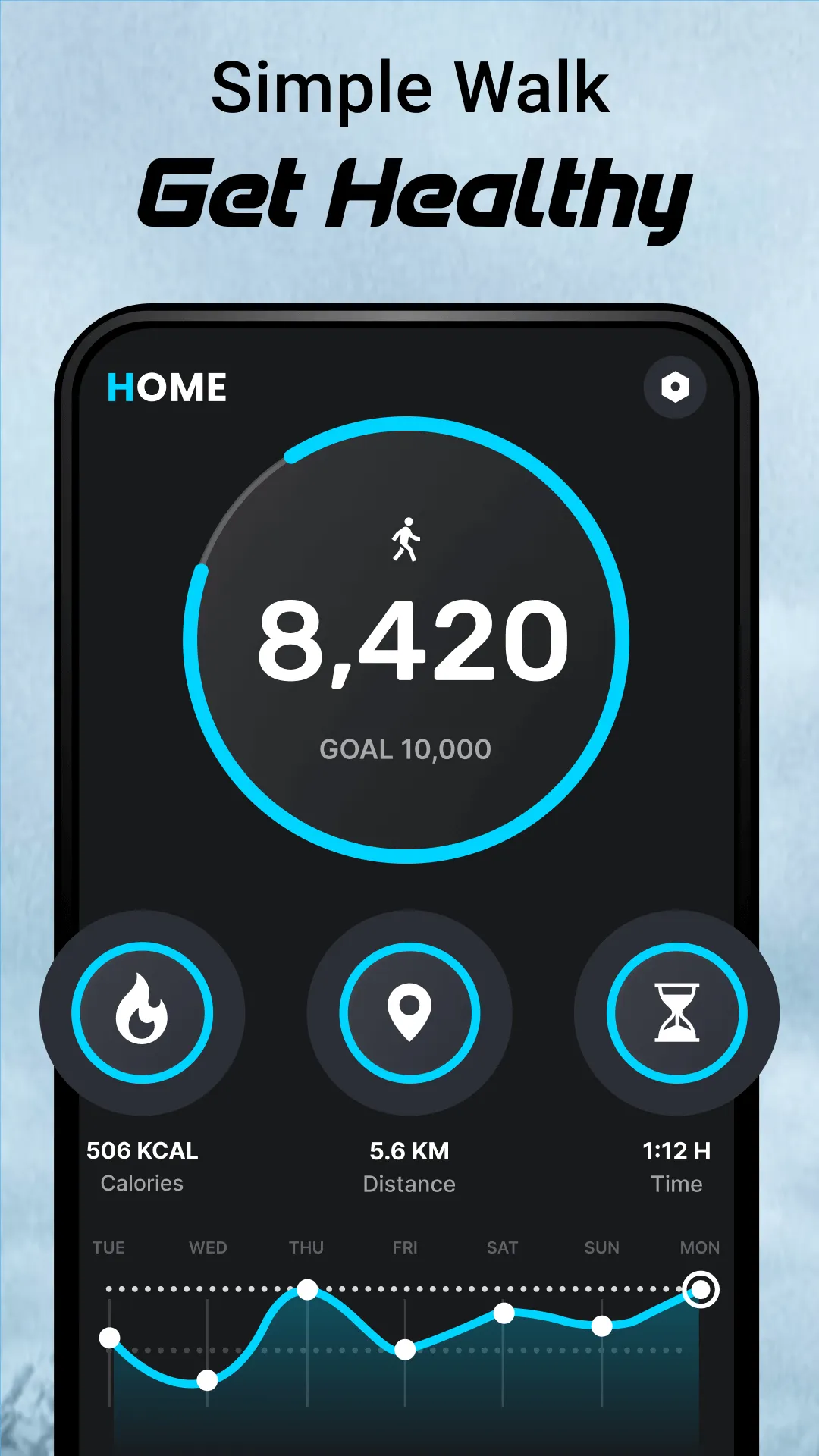 Step Counter - Pedometer | Indus Appstore | Screenshot