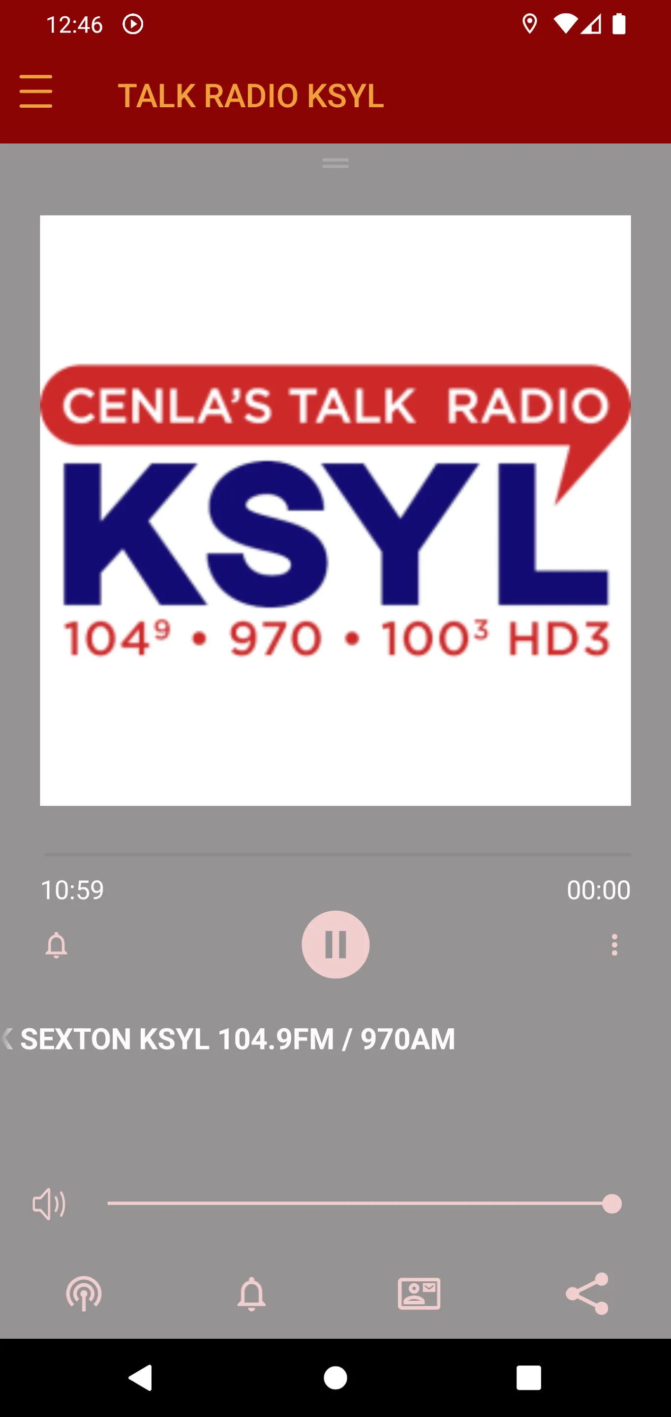 KSYL Cenla's Talkradio | Indus Appstore | Screenshot