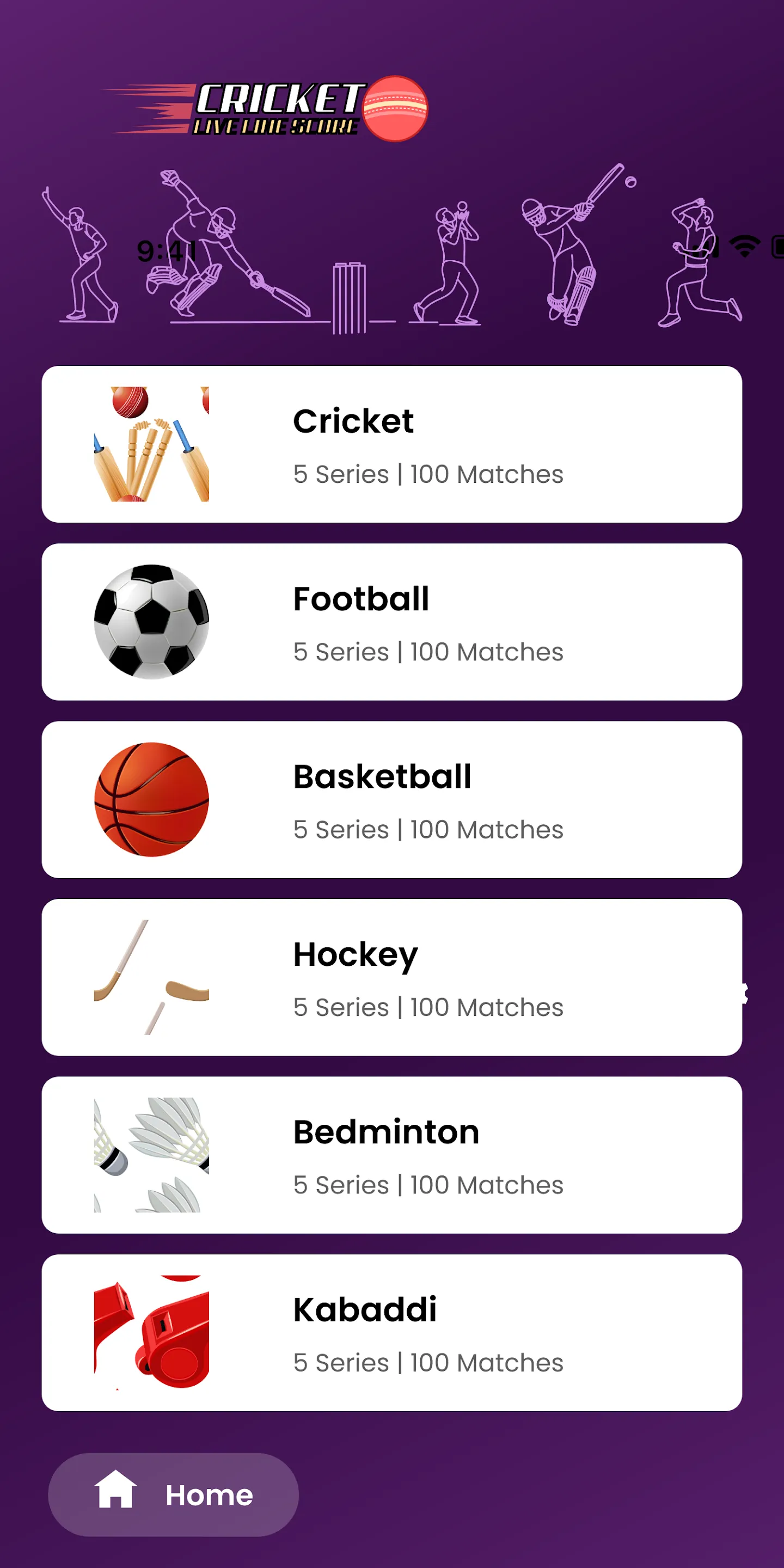 Cricket Live Line Score | Indus Appstore | Screenshot