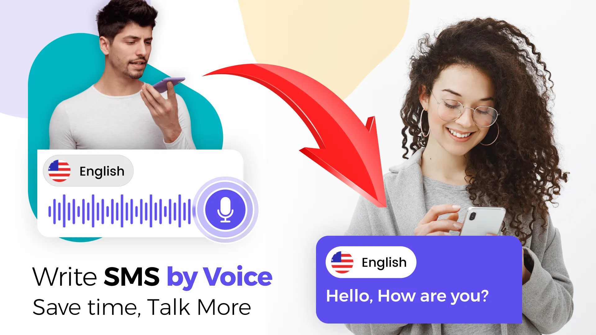 Voice sms typing: SMS by voice | Indus Appstore | Screenshot