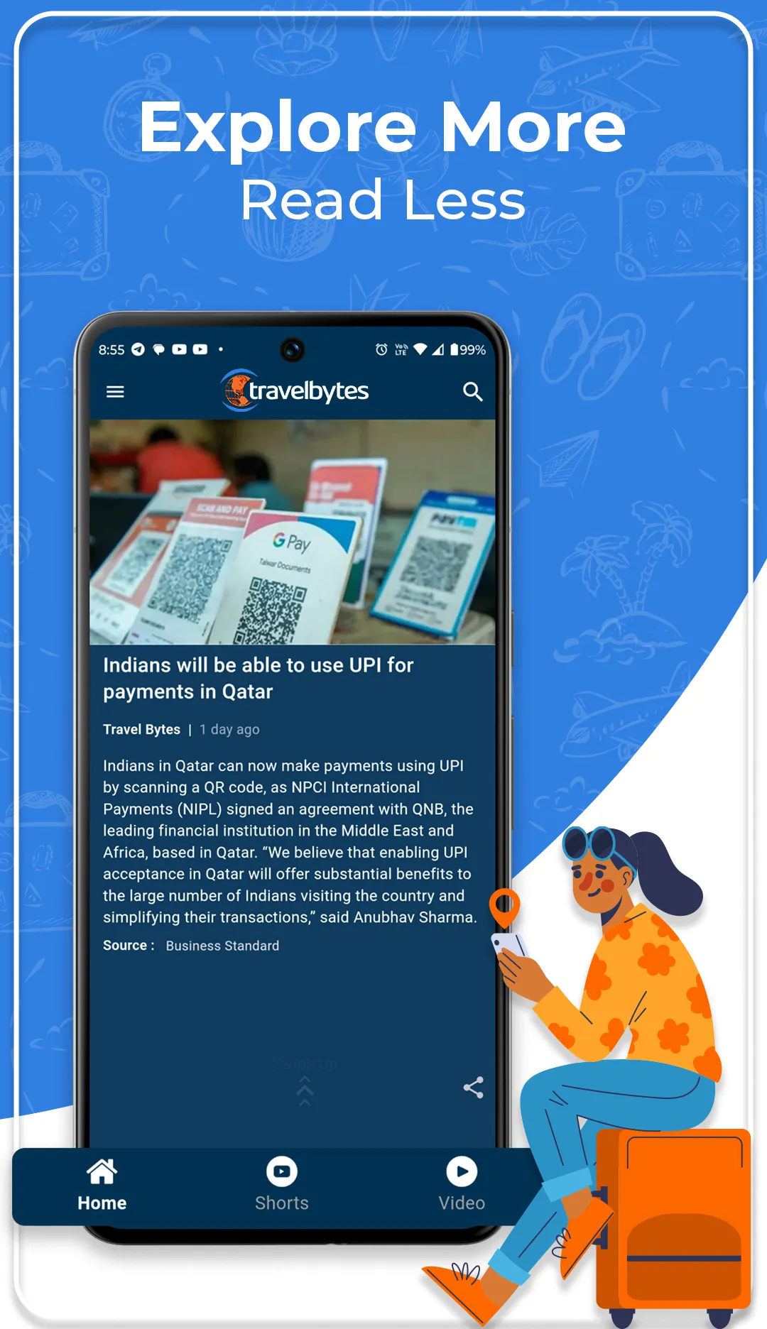 Travel Bytes: Travel News Hub | Indus Appstore | Screenshot