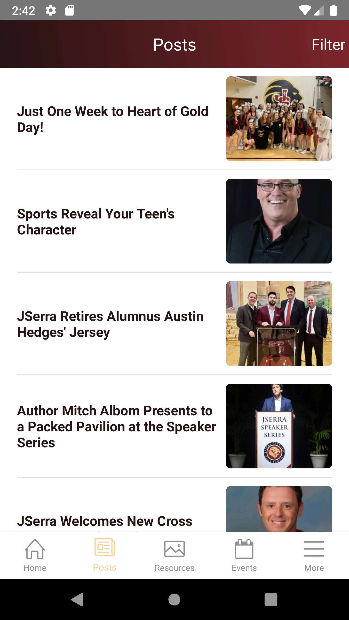 JSerra Catholic High School | Indus Appstore | Screenshot