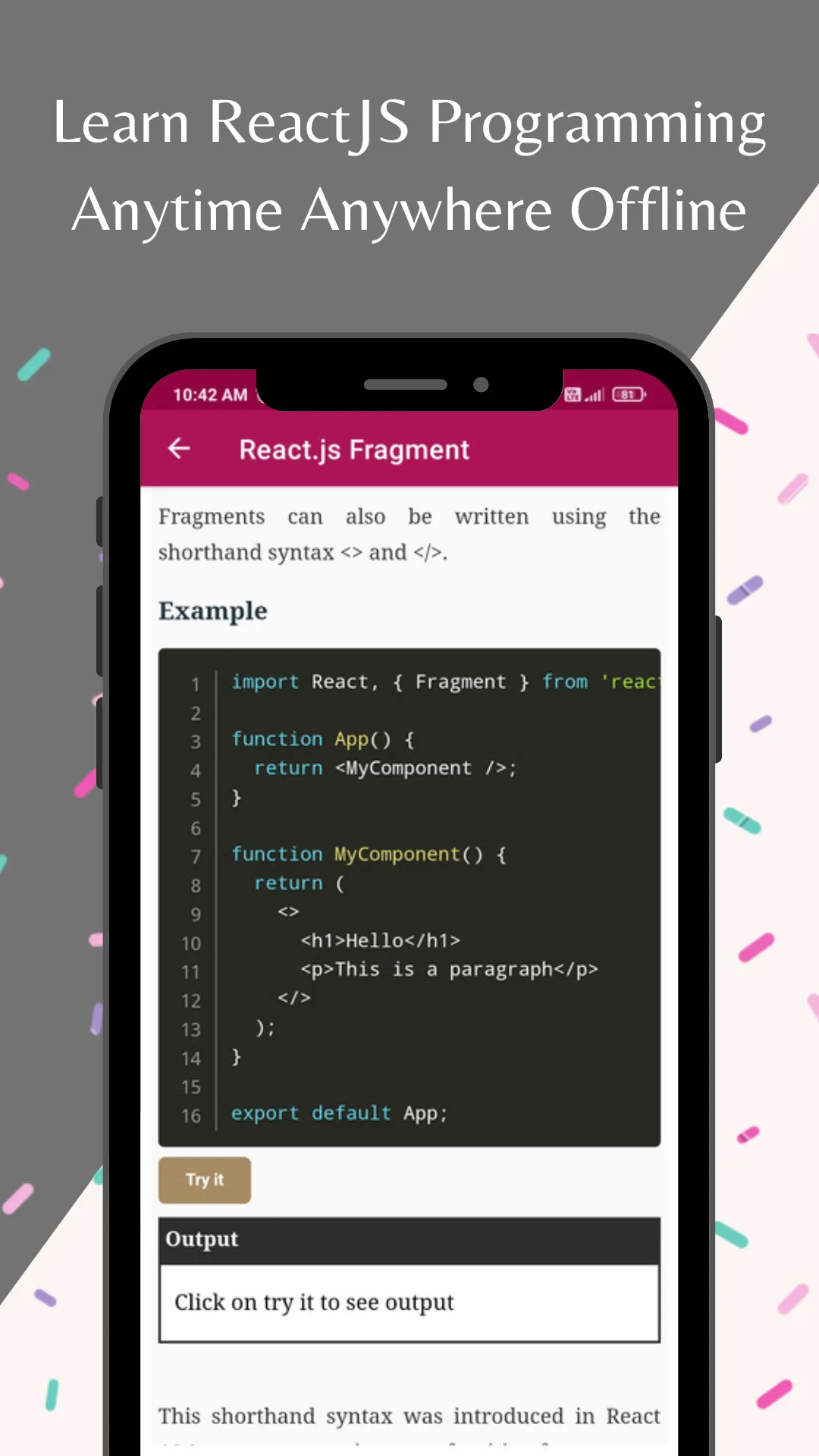 Learn ReactJS | Indus Appstore | Screenshot