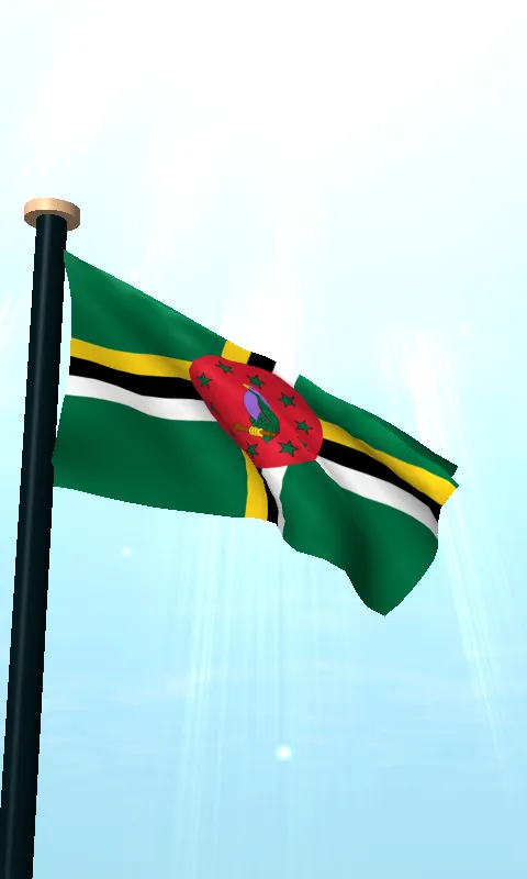 Dominica Flag 3D Free | Indus Appstore | Screenshot