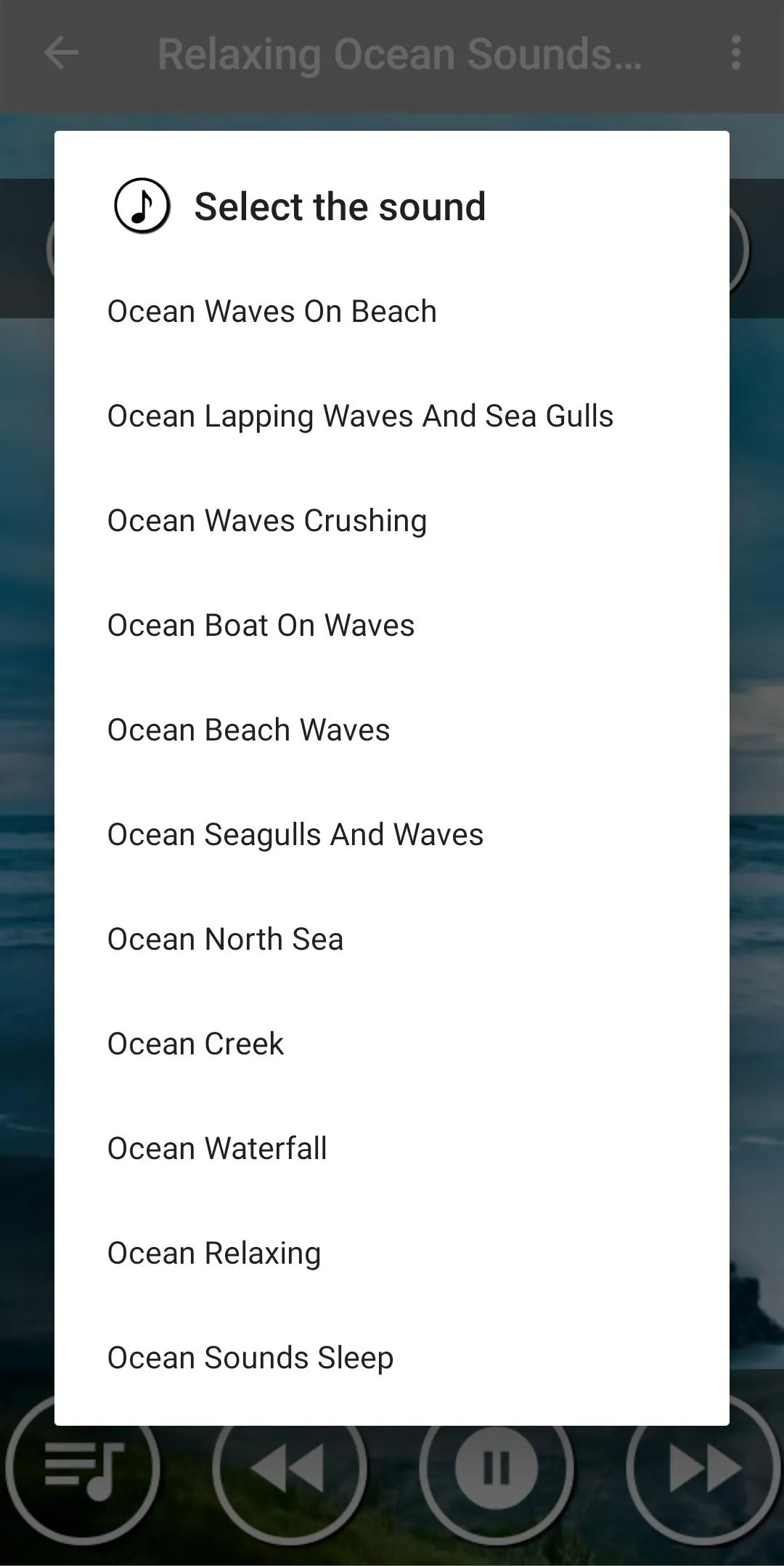 Ocean Sounds : Relax and Sleep | Indus Appstore | Screenshot