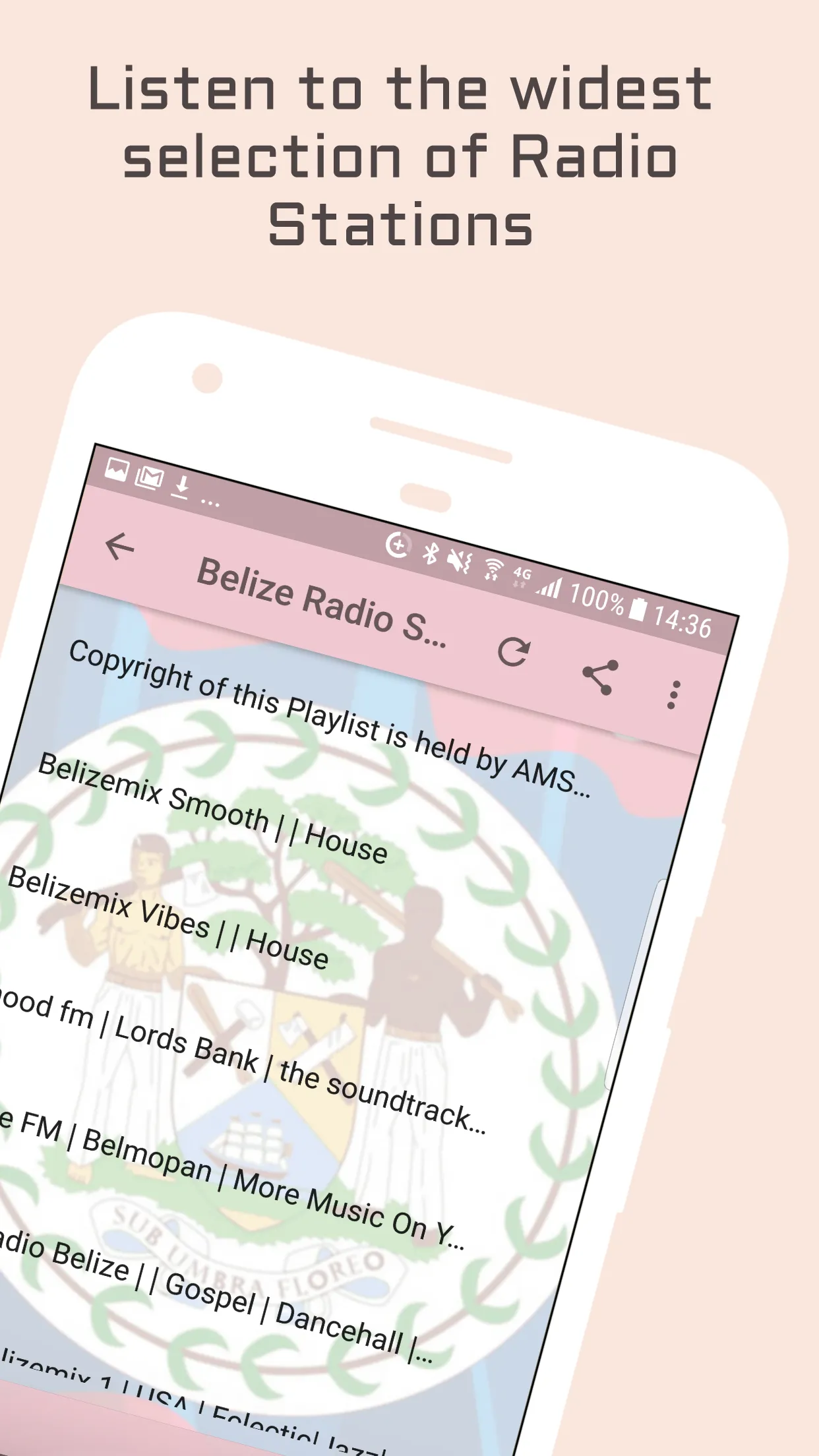 Belize Radio Music & News | Indus Appstore | Screenshot