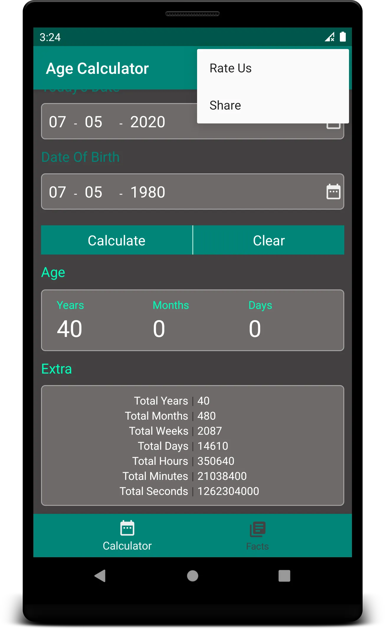 Age Calculator | Indus Appstore | Screenshot