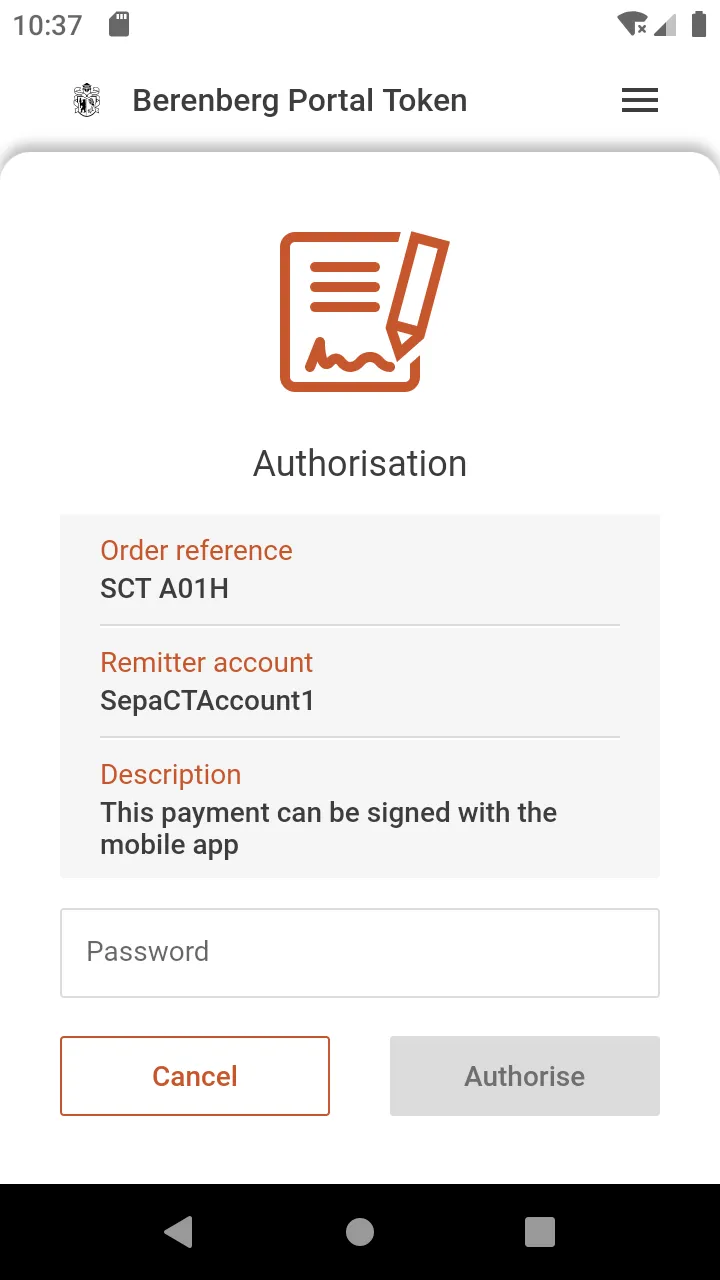 Berenberg Portal Token | Indus Appstore | Screenshot