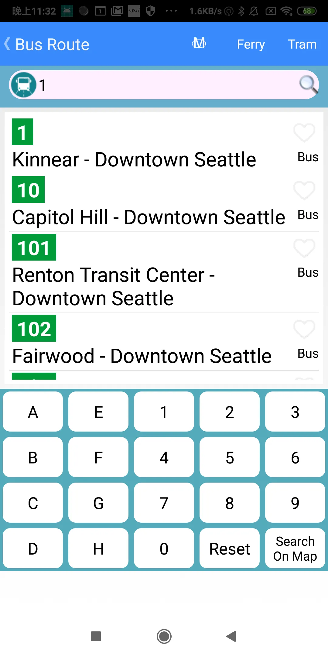 Seattle Transit Timetable | Indus Appstore | Screenshot