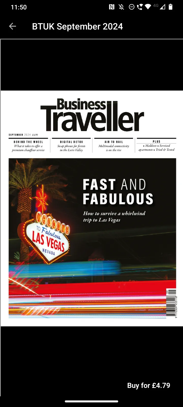 Business Traveller Magazine | Indus Appstore | Screenshot