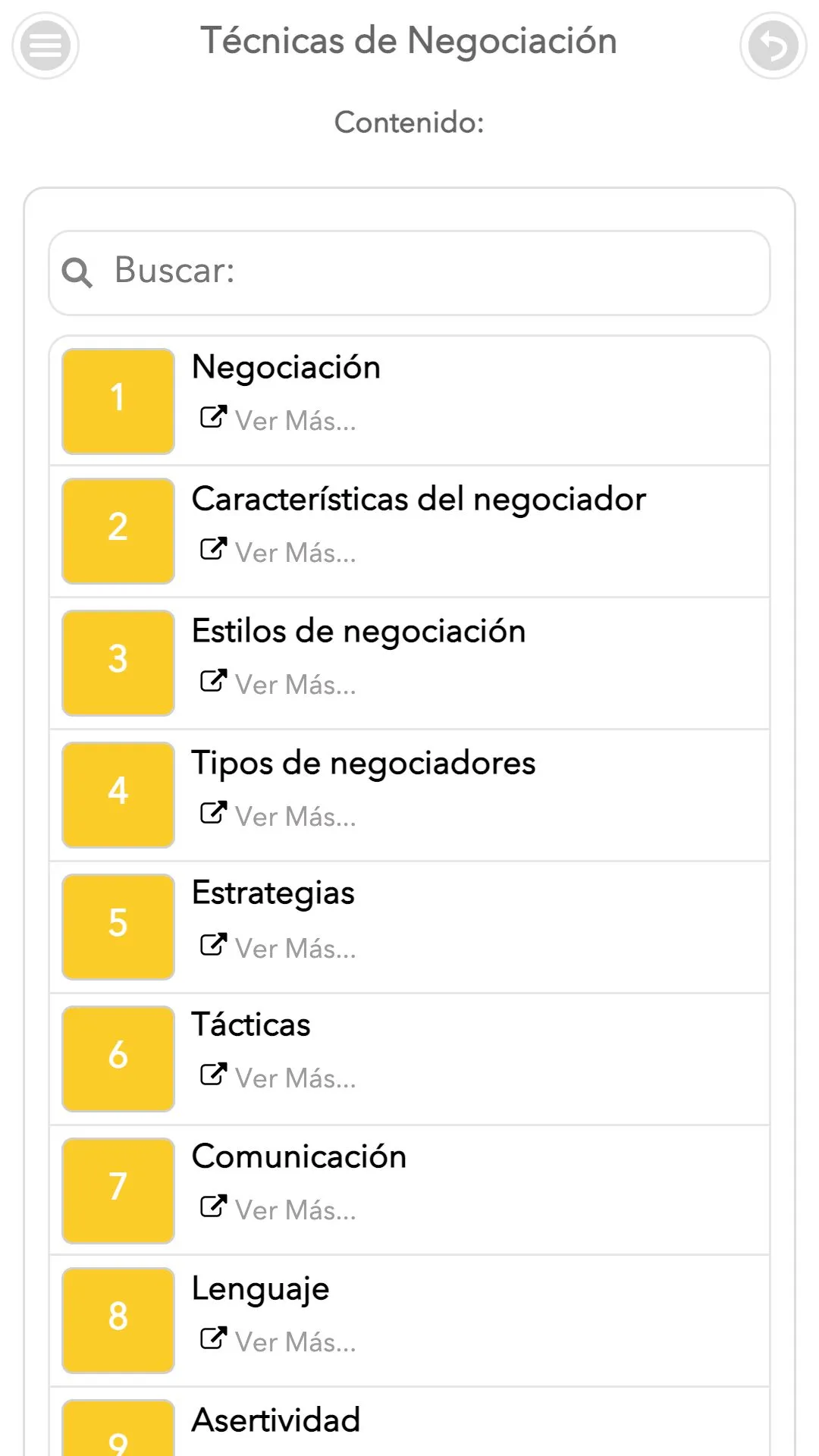 Técnicas de Negociación | Indus Appstore | Screenshot