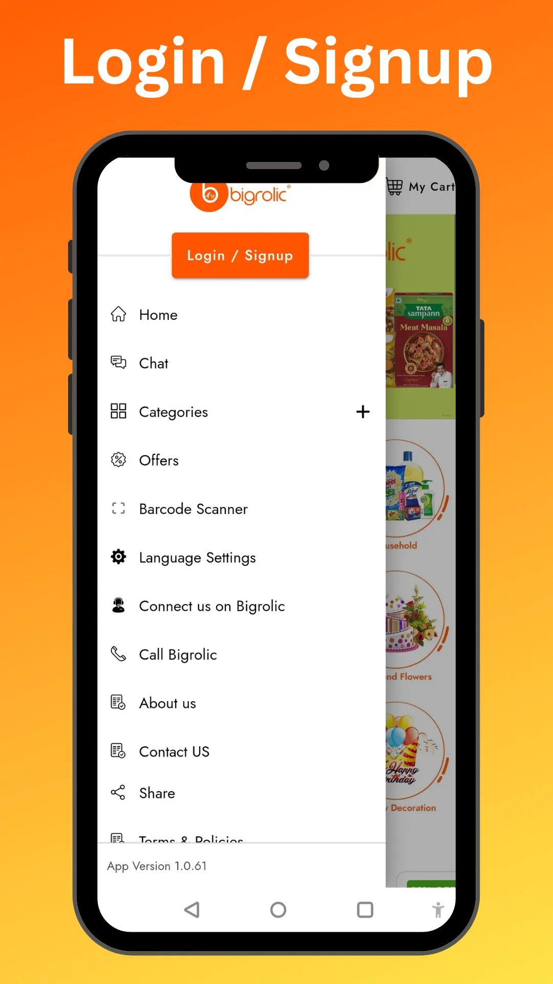 Bigrolic Online Grocery App | Indus Appstore | Screenshot