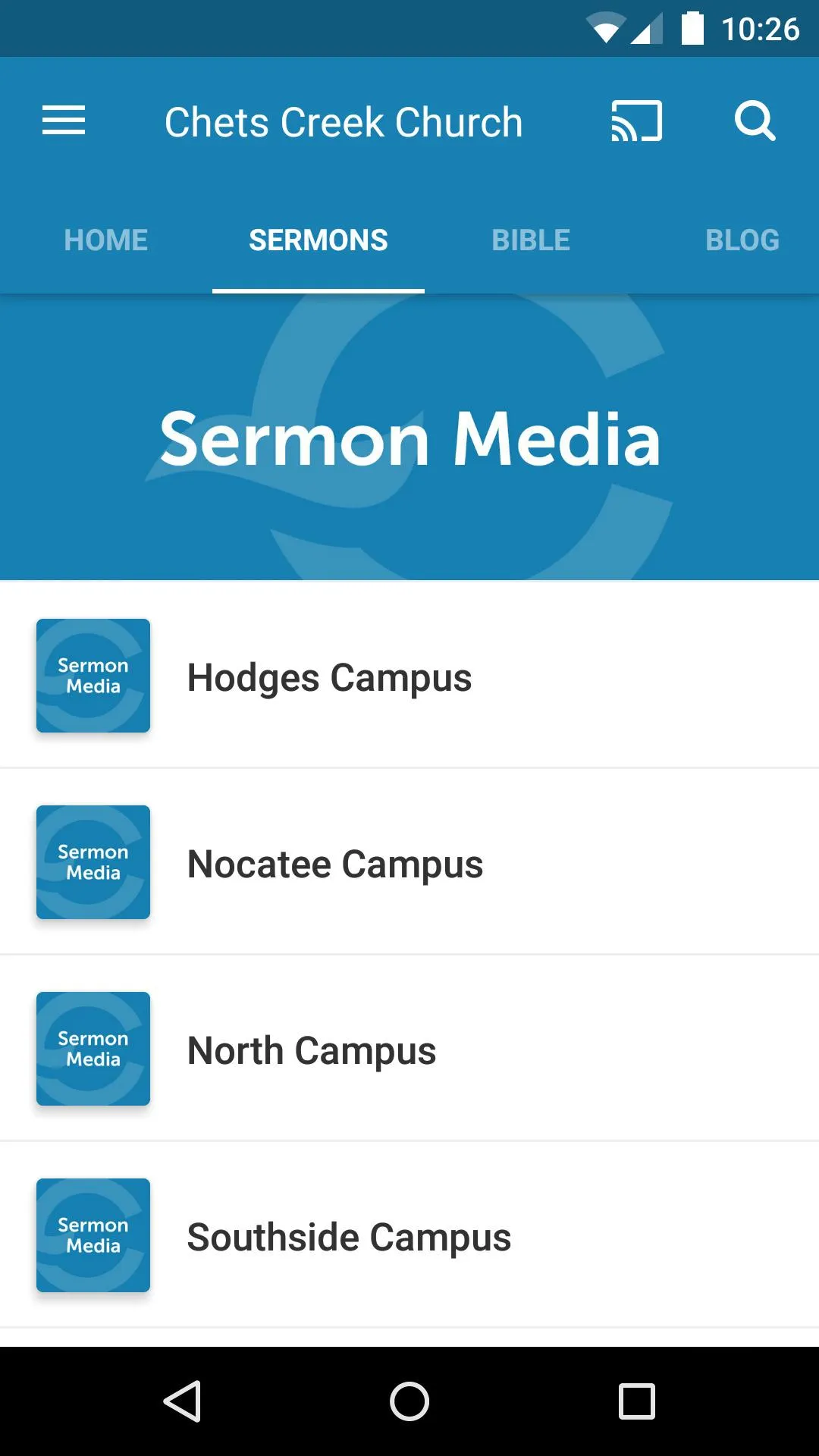 Chets Creek Church | Indus Appstore | Screenshot