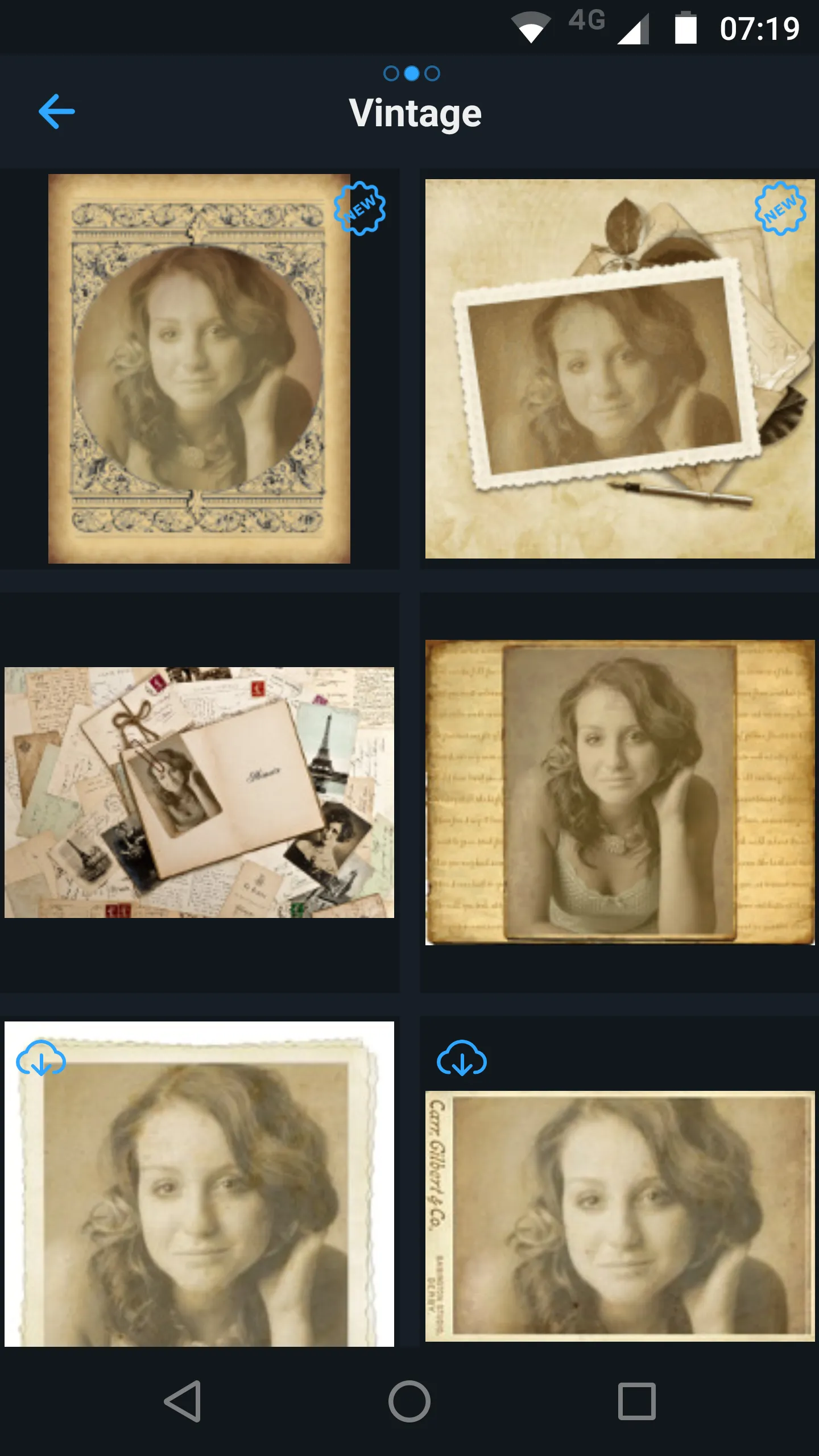 Vintage PhotoFrames | Indus Appstore | Screenshot